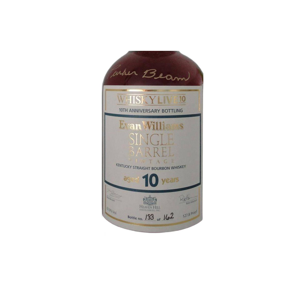 Evan Williams Single Cask 1999 10 Years Bourbon Whisky 2