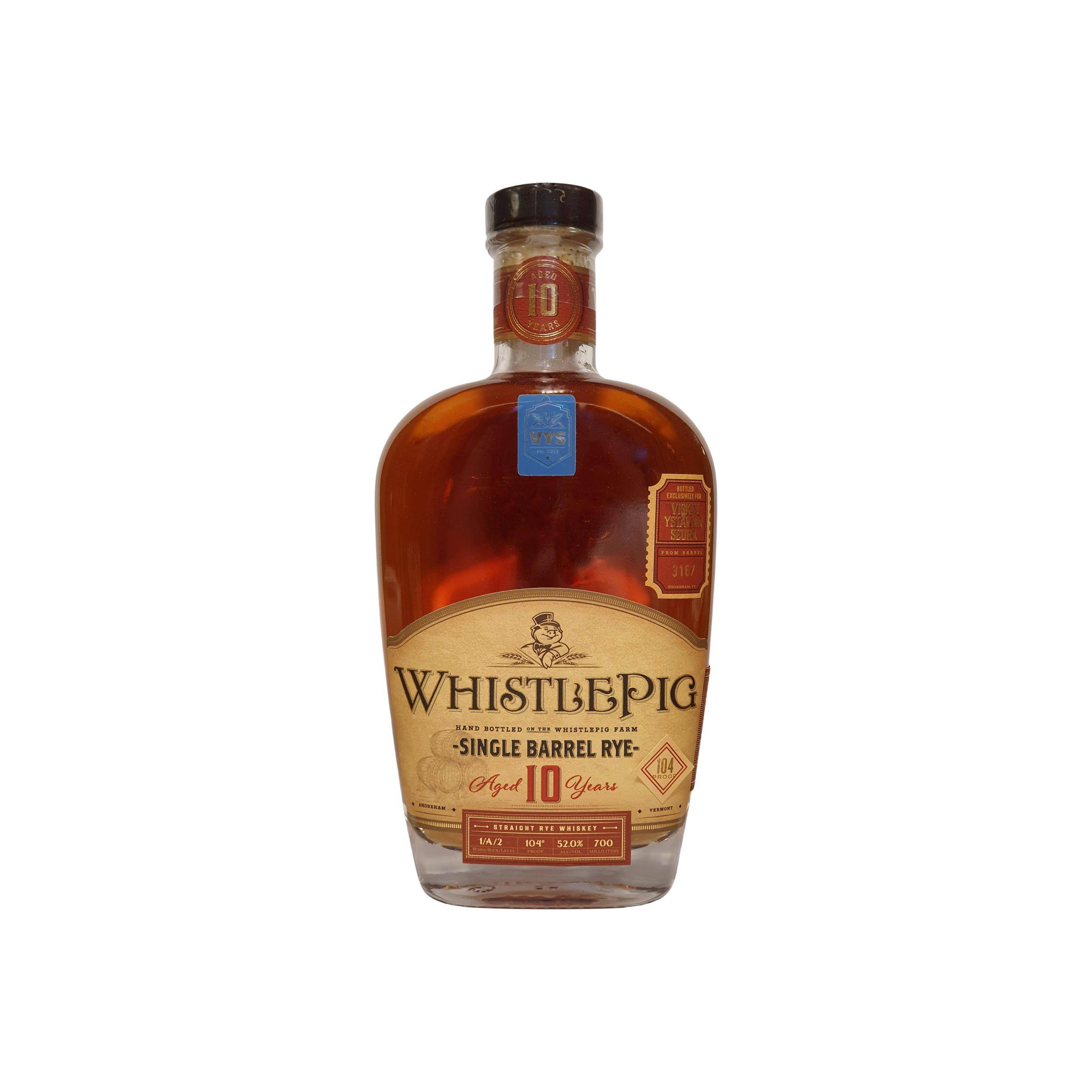 WhistlePig 10 Years Rye Whisky