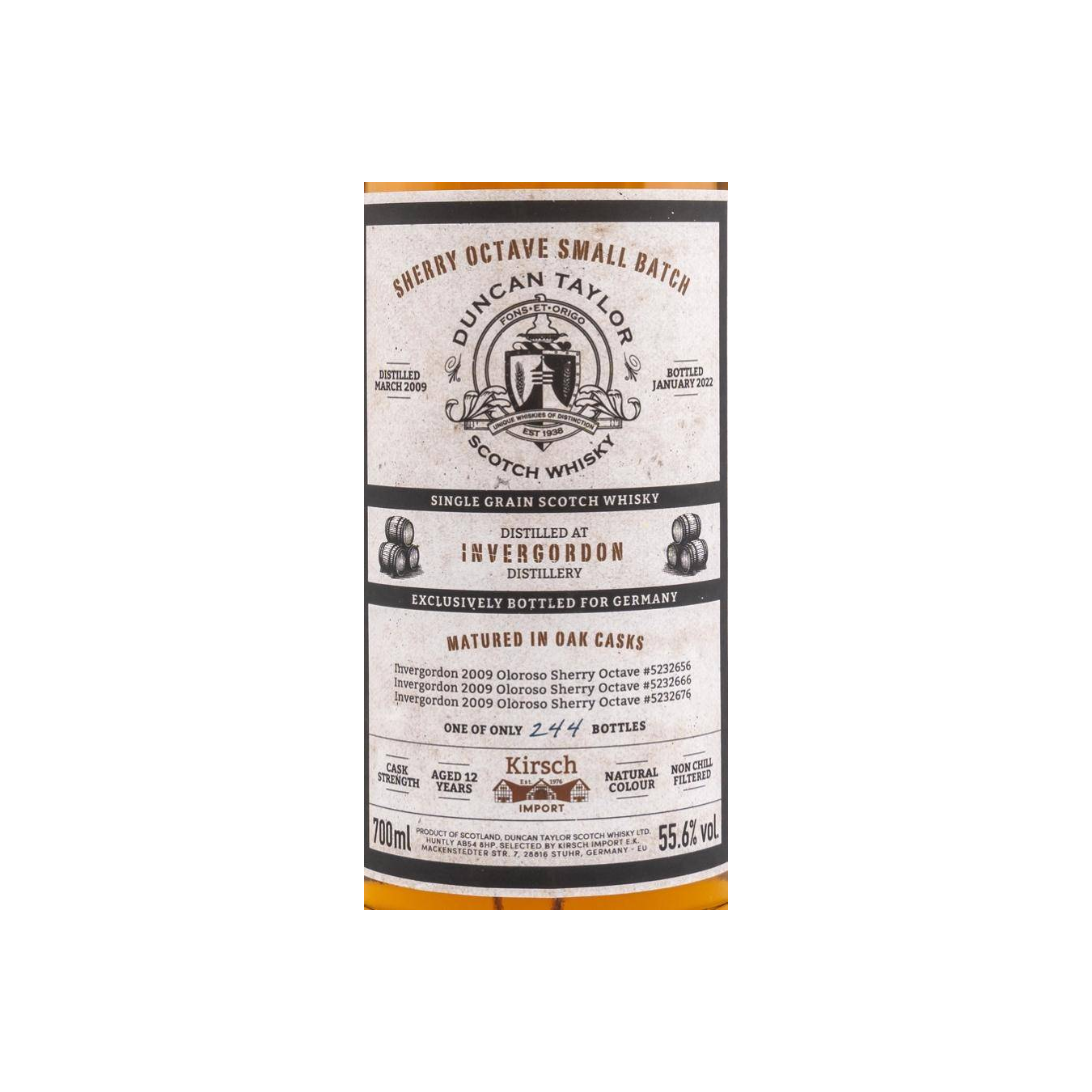 Invergordon 2009 12 Years Single Grain Whisky 3