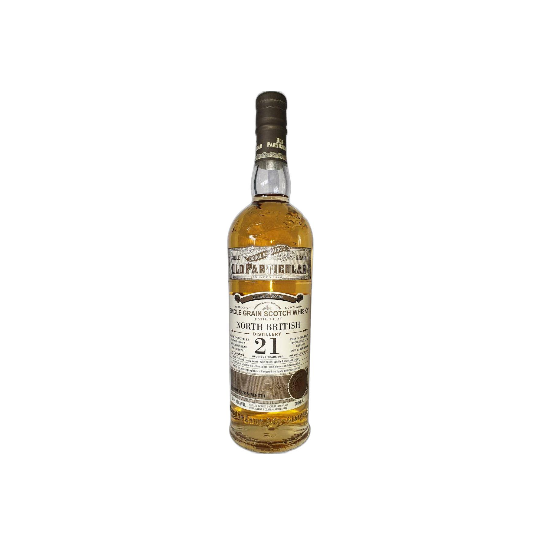 North British Old Particular 21 Years Single Grain Whisky