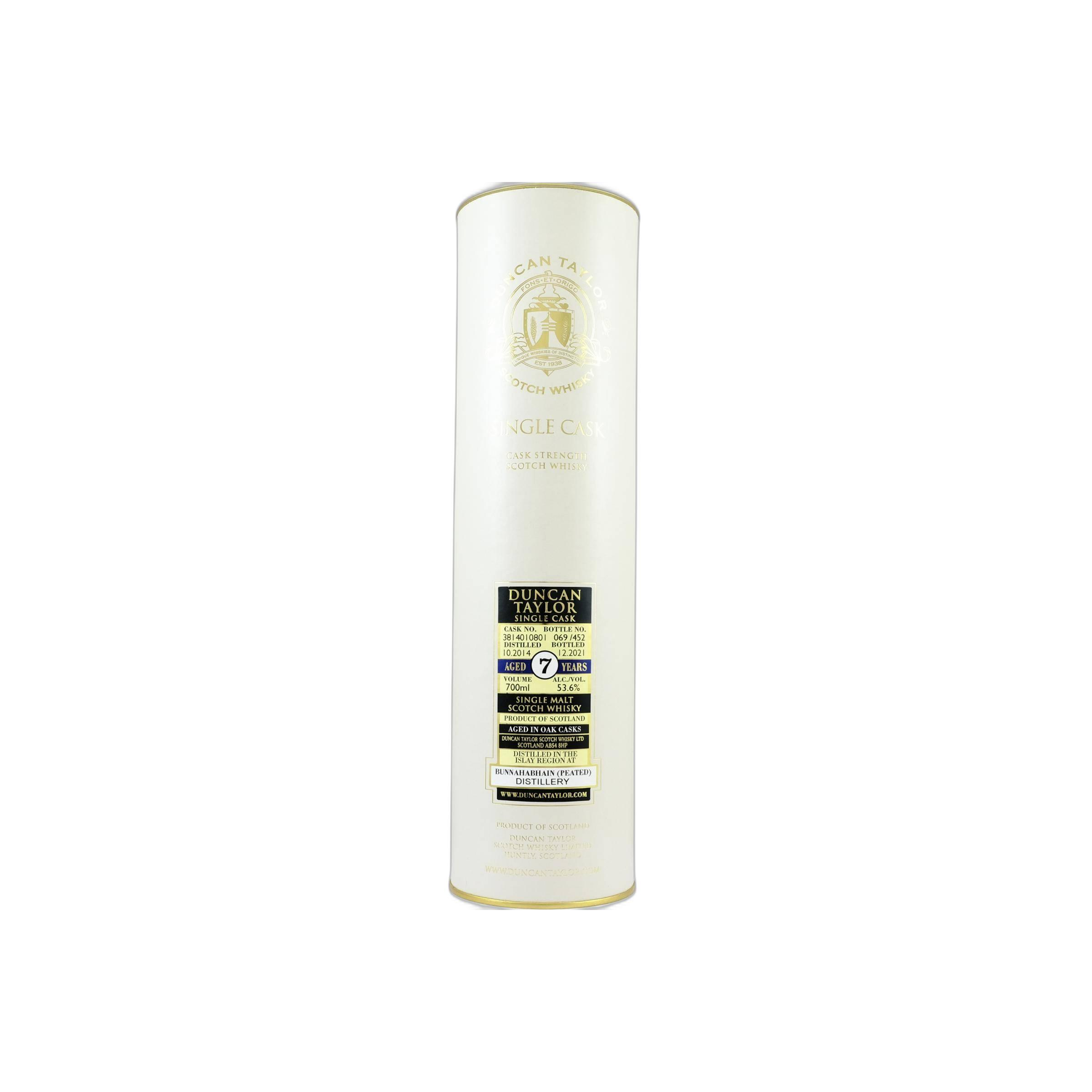Bunnahabhain Single Cask 2014 7 Years Single Malt Whisky 2