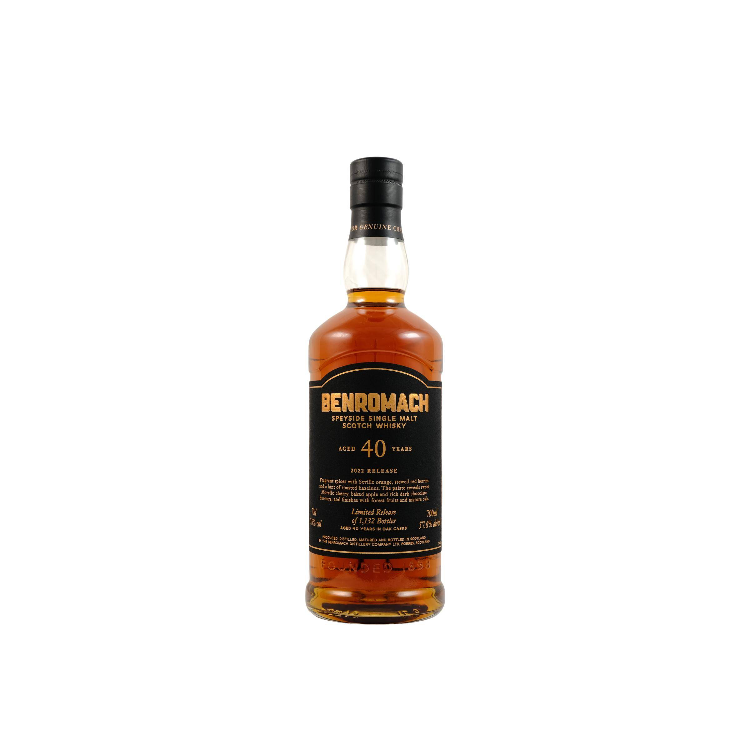 Benromach 40 Years Single Malt Whisky