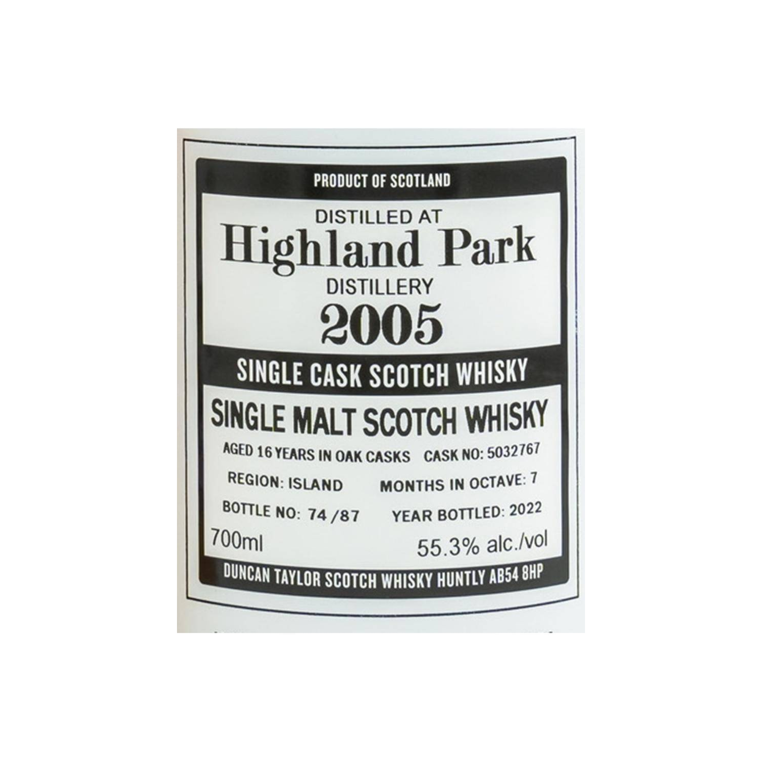 Highland Park The Octave 2005 16 Years Single Malt Whisky 3