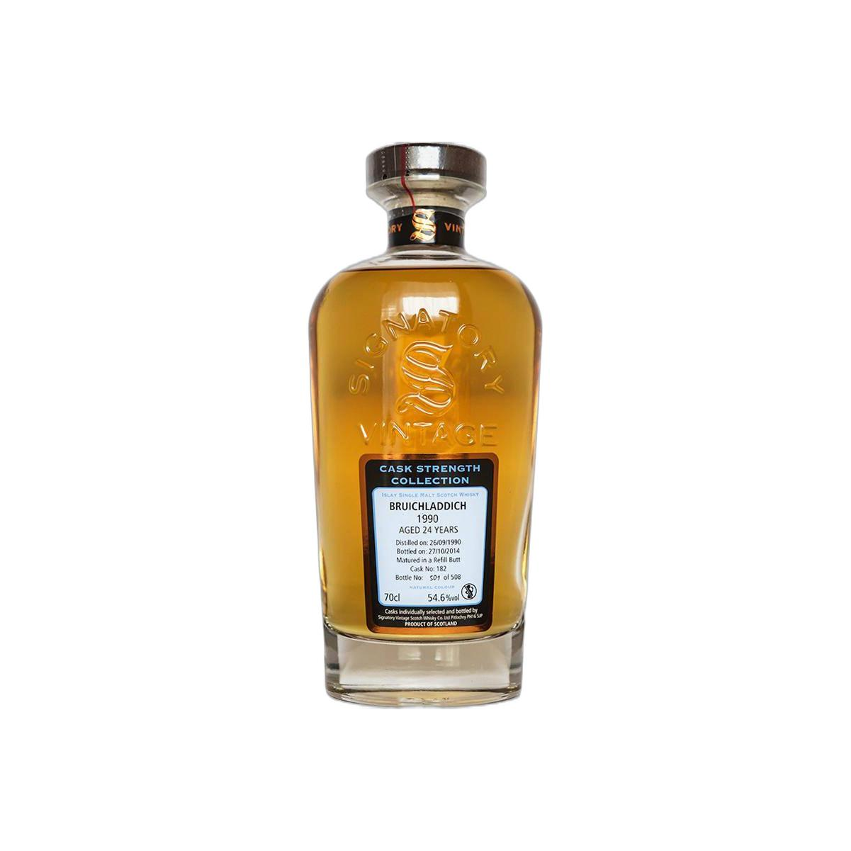 Bruichladdich Cask Strength Collection 1990 24 Years Single Malt Whisky