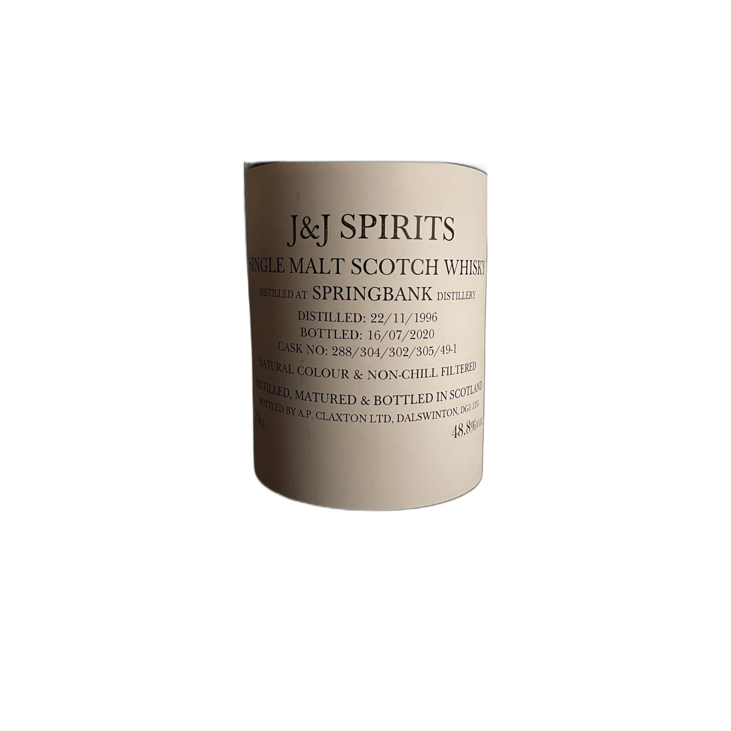 Springbank 1996 23 Years Single Malt Whisky