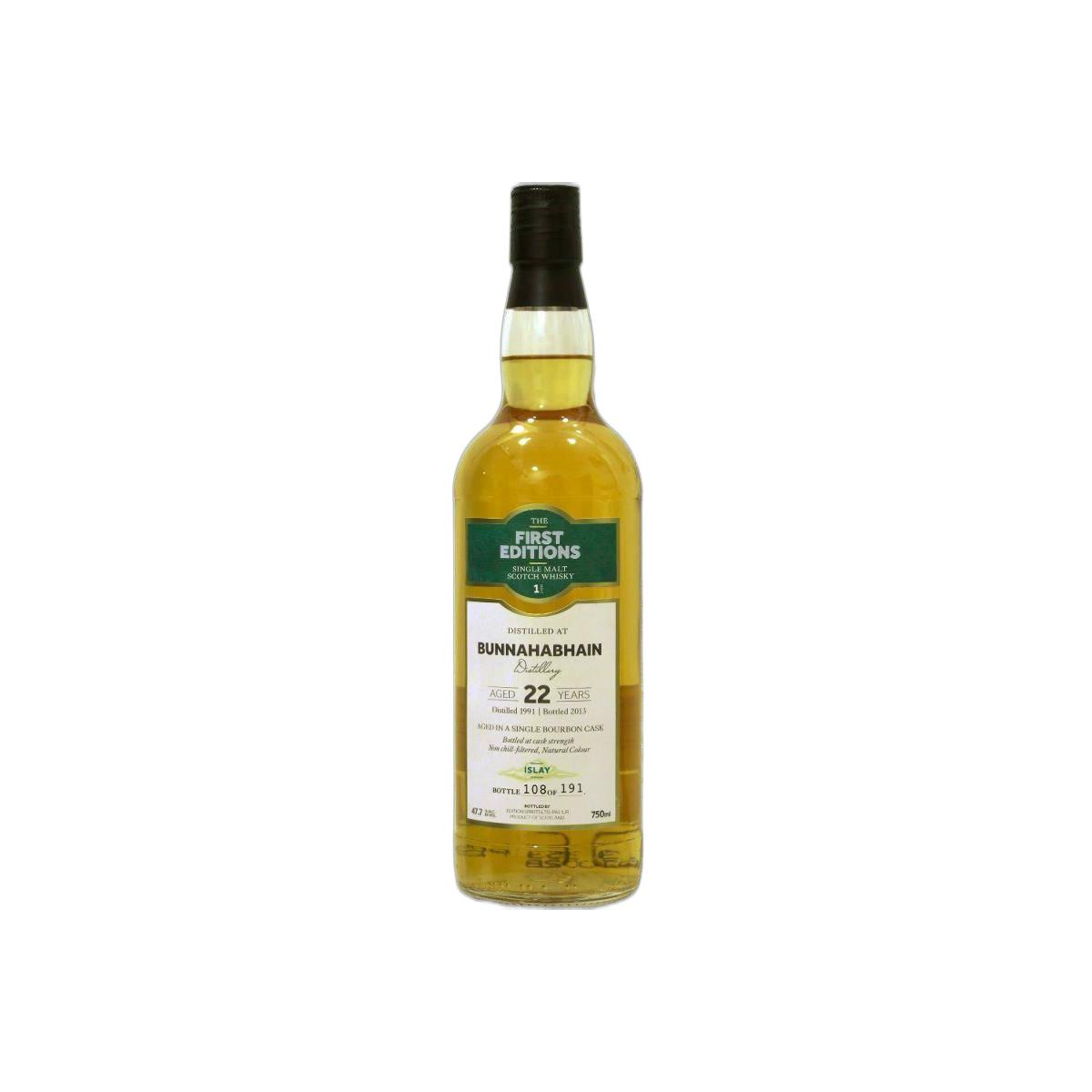 Bunnahabhain The First Editions 1991 22 Years Single Malt Whisky