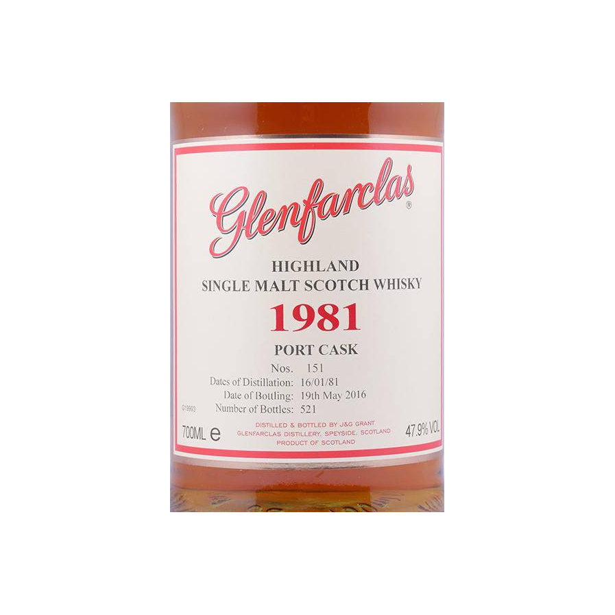 Glenfarclas 1981 35 Years Single Malt Whisky 3