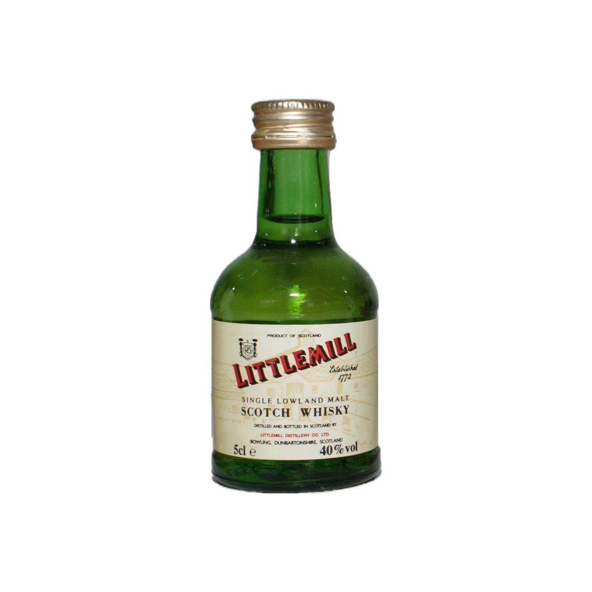 Littlemill Miniature Single Malt Whisky 2