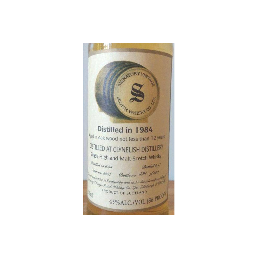Clynelish Vintage Collection 1984 12 Years Single Malt Whisky