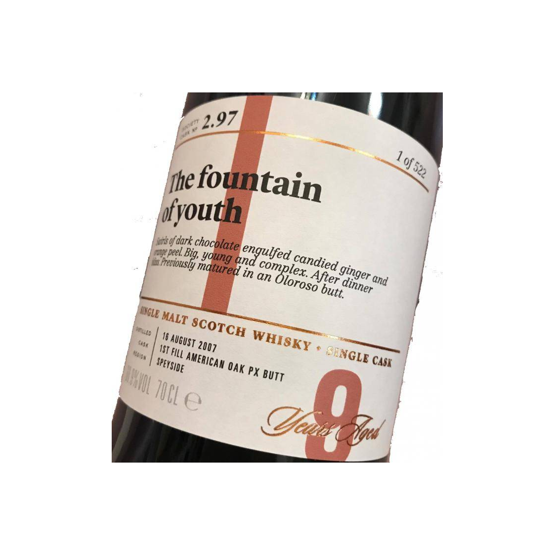 The Scotch Malt Whisky Society 2007 9 Years Single Malt Whisky 2