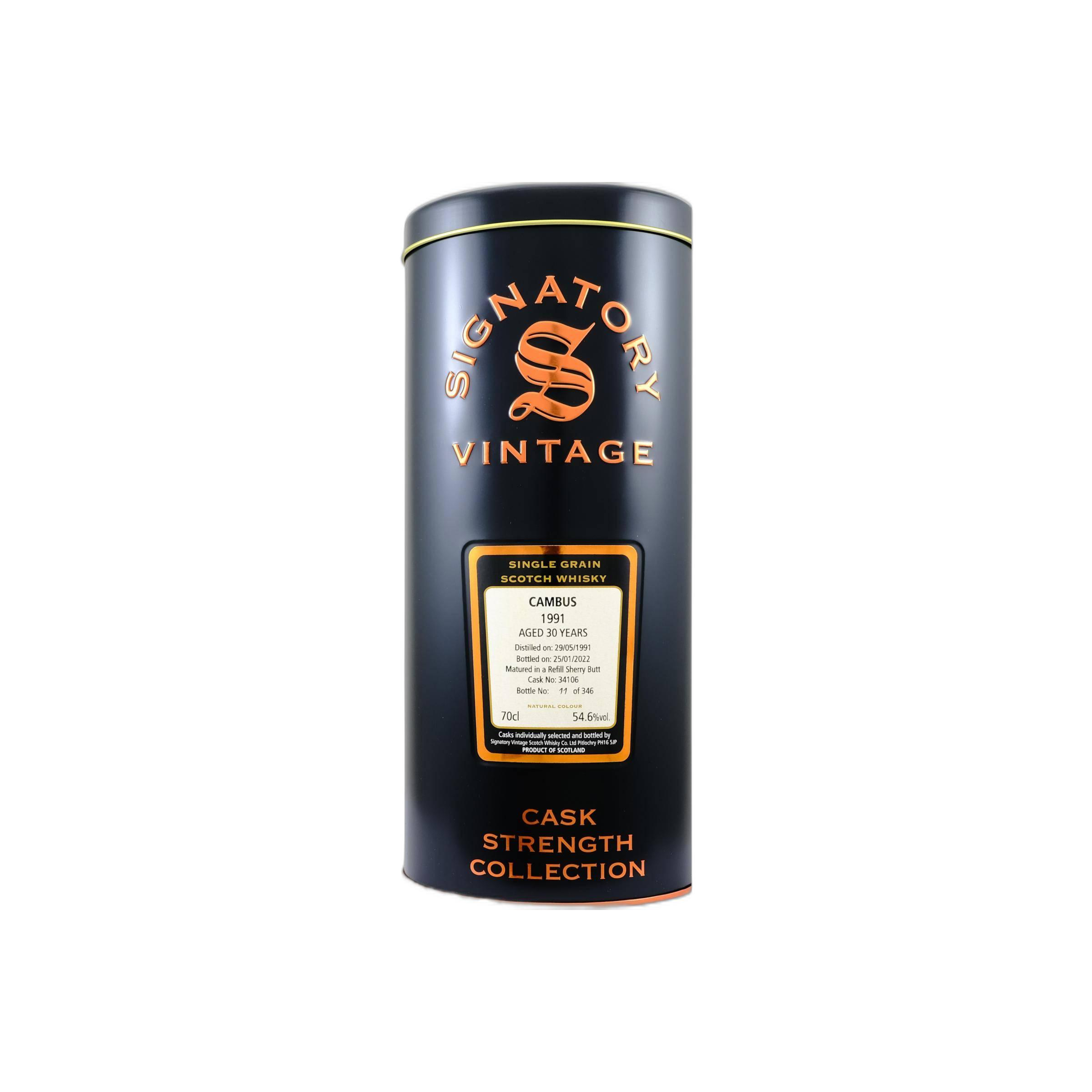 Cambus Cask Strength Collection 1991 30 Years Single Grain Whisky 2