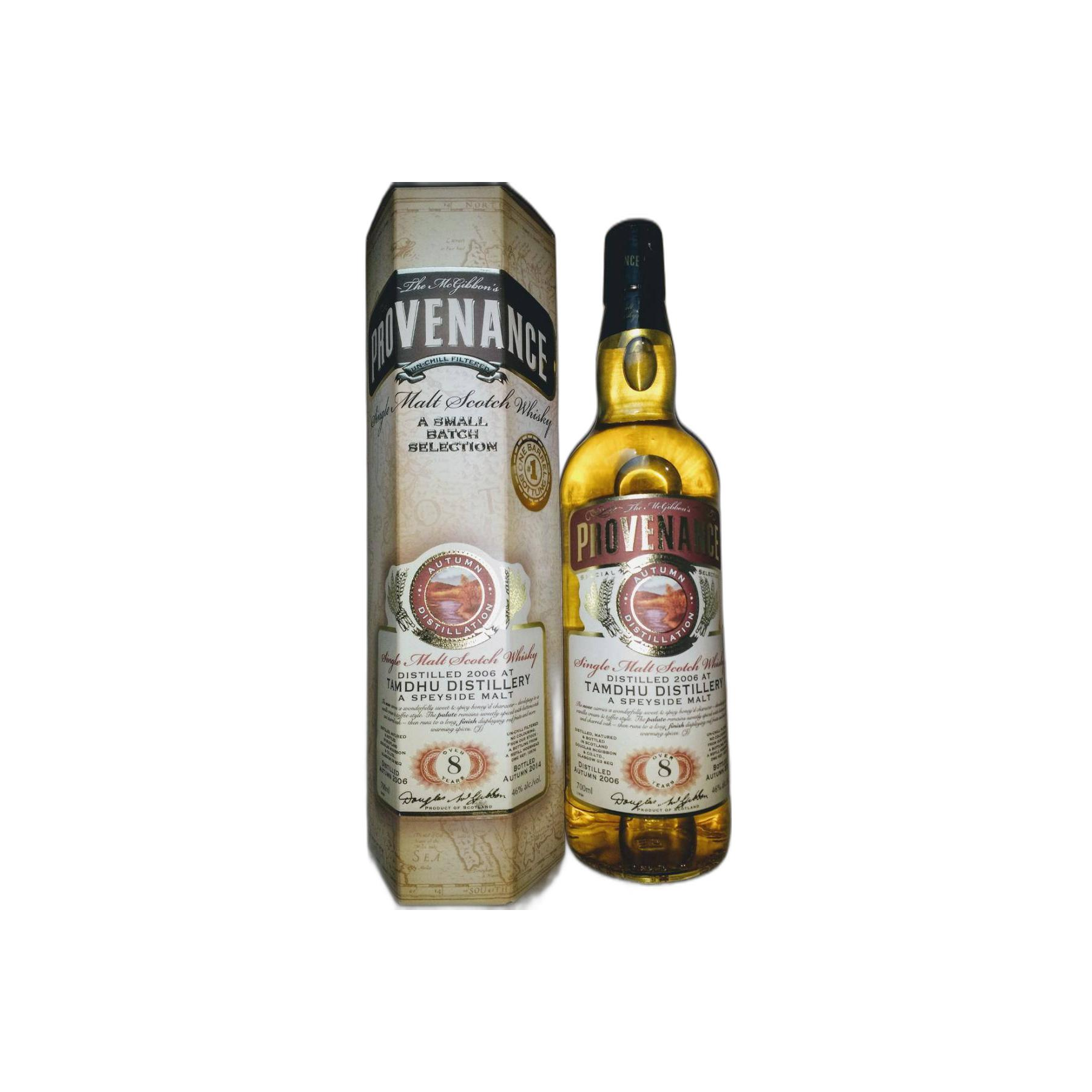 Tamdhu McGibbon's Provenance 2006 8 Years Single Malt Whisky 3