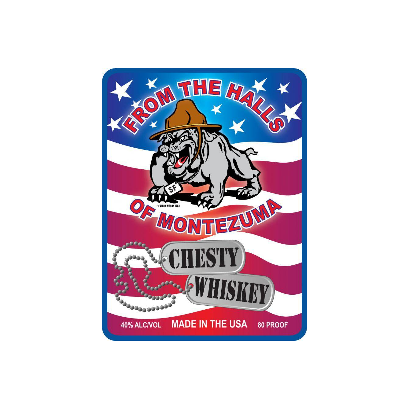 Chesty Whiskey From The Halls Of Montezuma