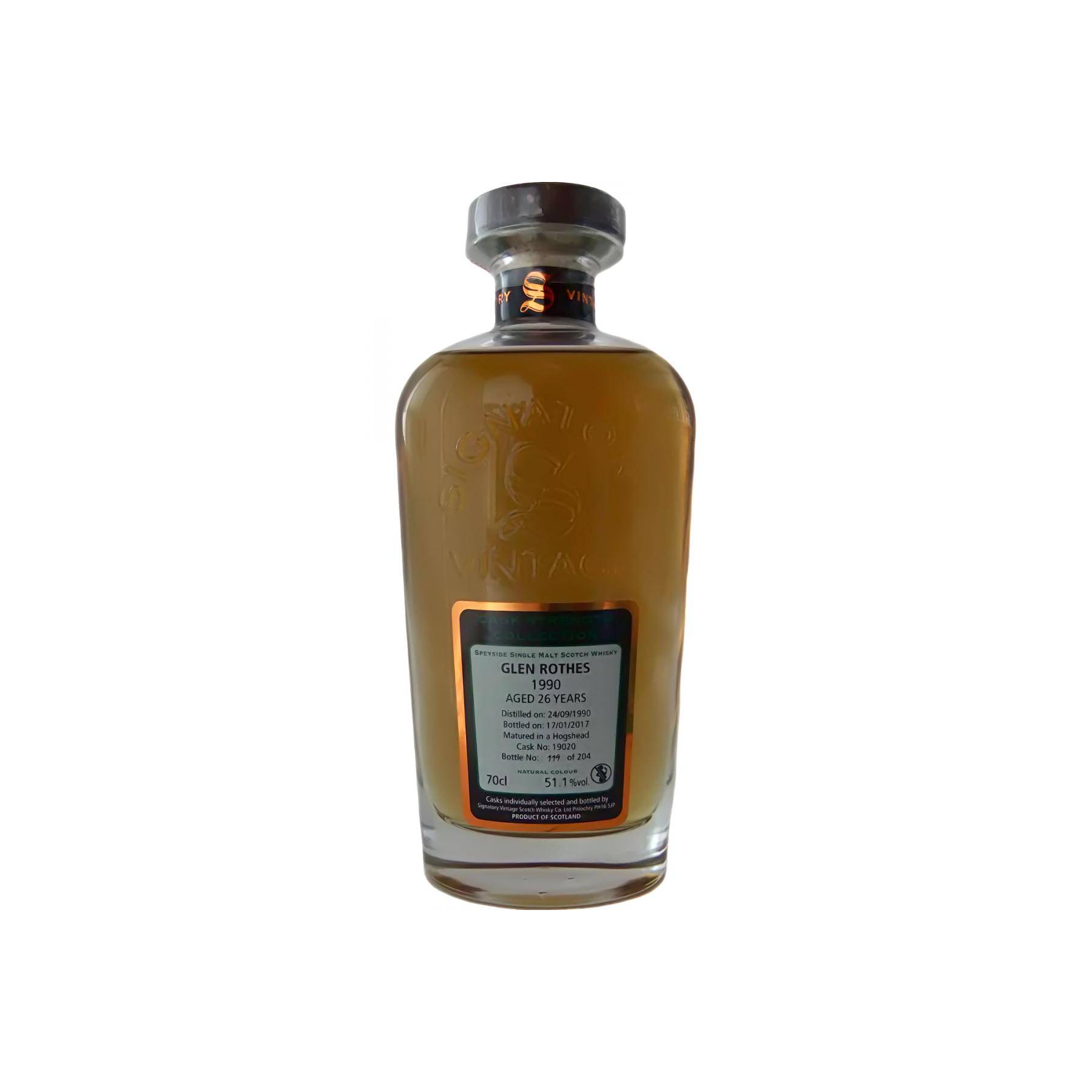 The Glenrothes Cask Strength Collection 1990 26 Years Single Malt Whisky