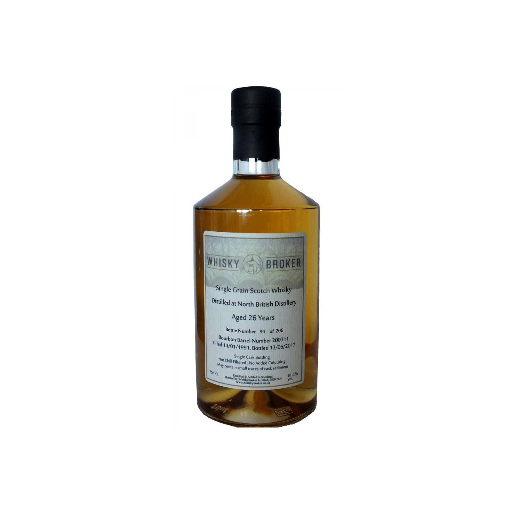 North British 1991 26 Years Single Grain Whisky 2