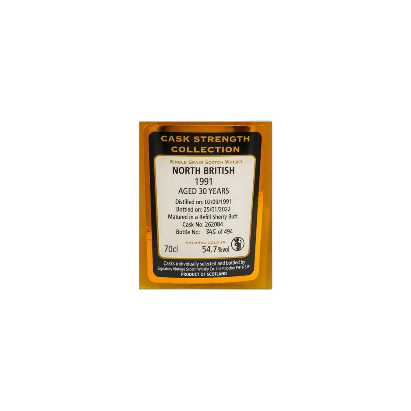 North British Cask Strength Collection 1991 30 Years Single Grain Whisky 3