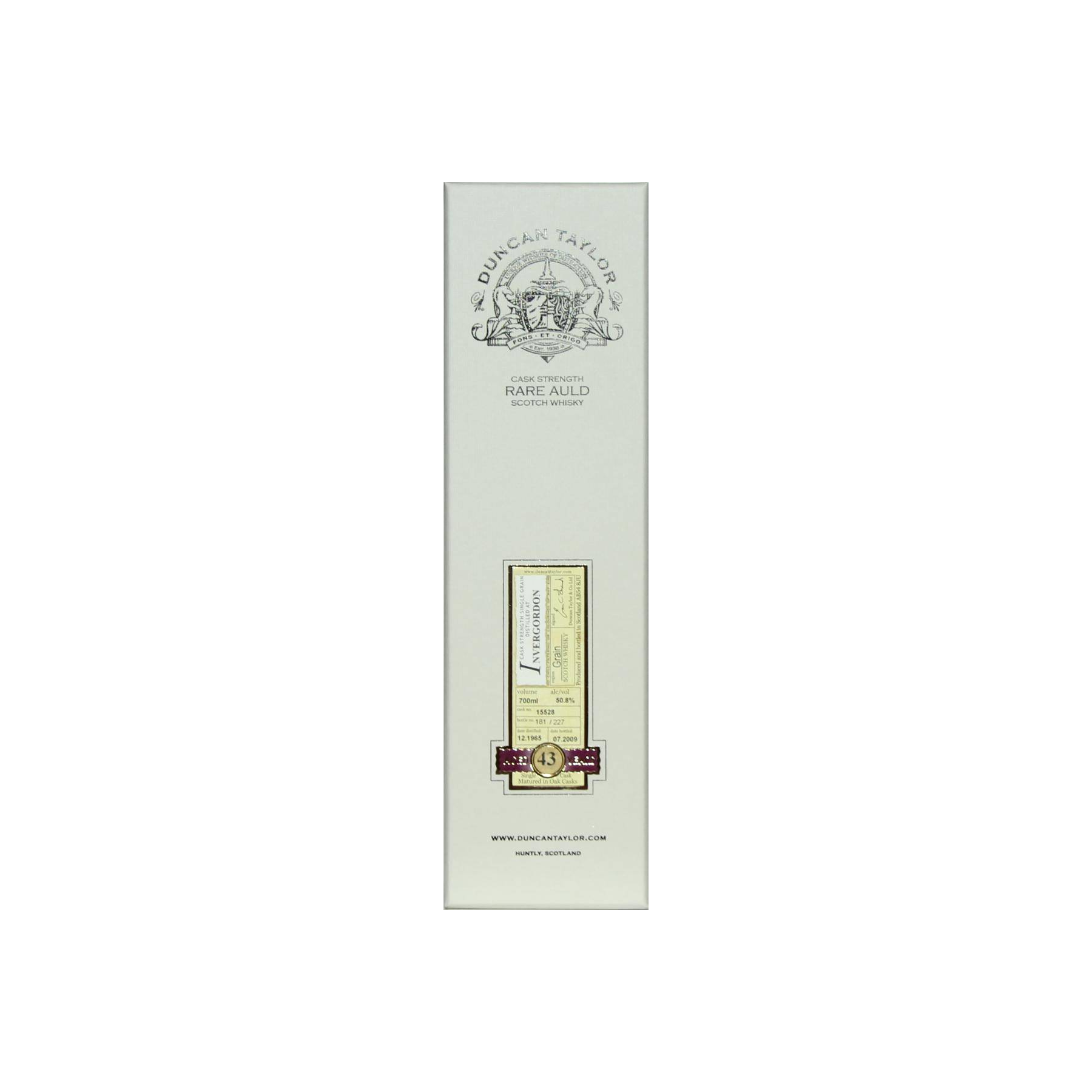Invergordon Rare Auld 1965 43 Years Single Grain Whisky 2