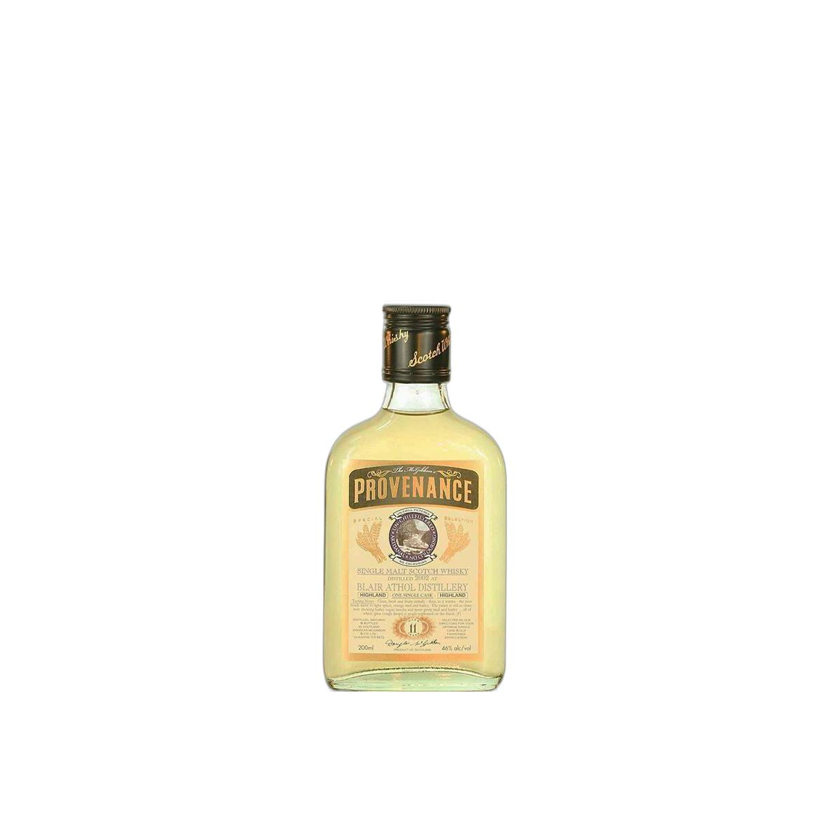Blair Athol McGibbon's Provenance 2002 11 Years Single Malt Whisky