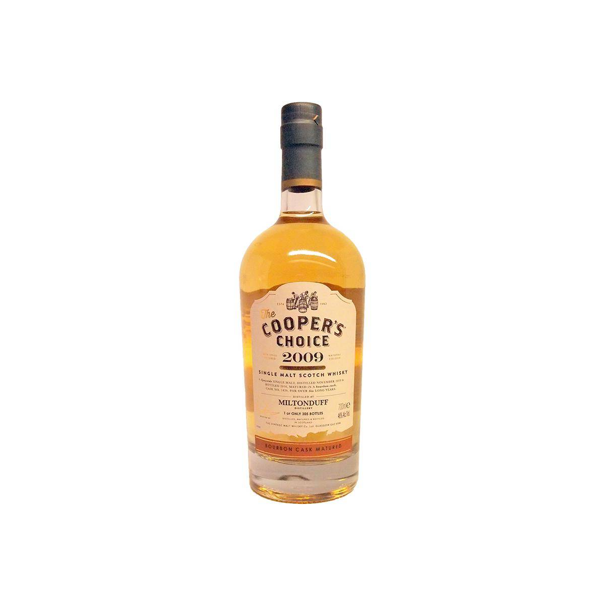 Miltonduff The Cooper's Choice 2009 6 Years Single Malt Whisky