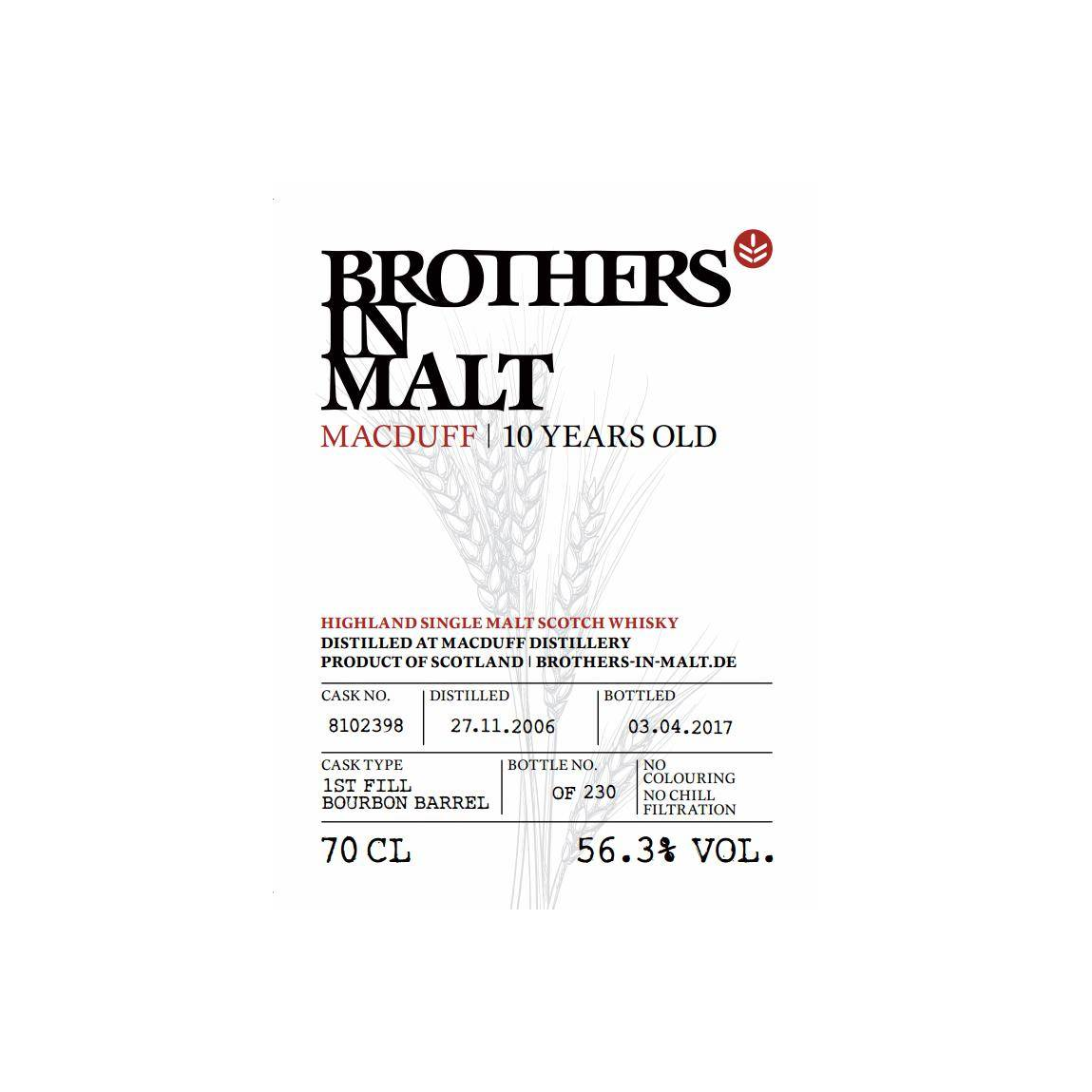 Macduff 2006 10 Years Single Malt Whisky 2