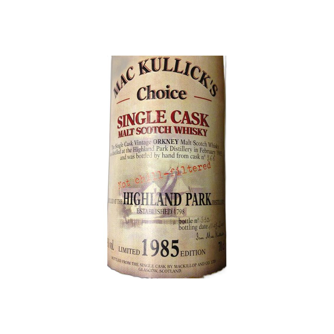 Highland Park 1985 15 Years Single Malt Whisky 2