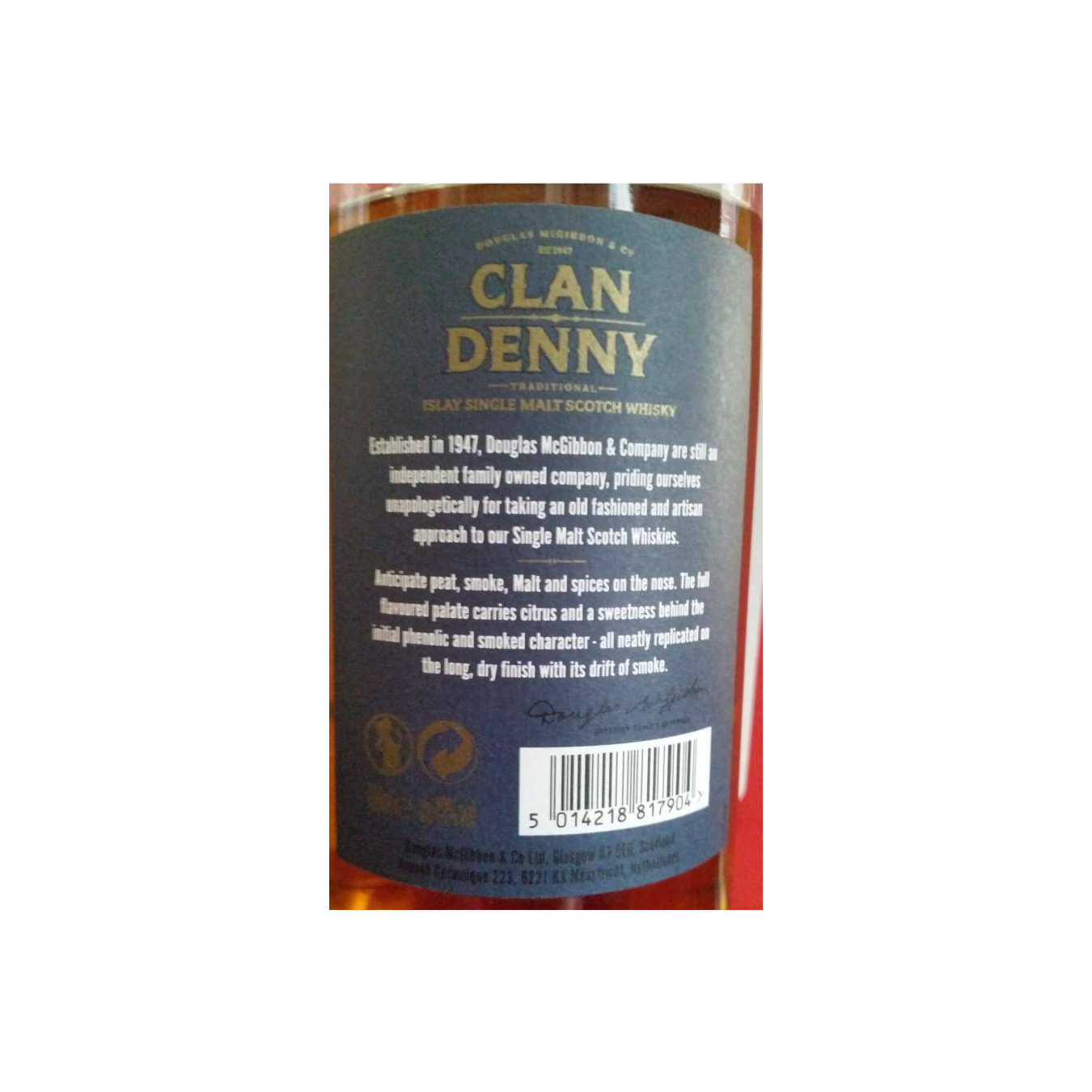 Clan Denny Traditional Islay Single Malt McG 2