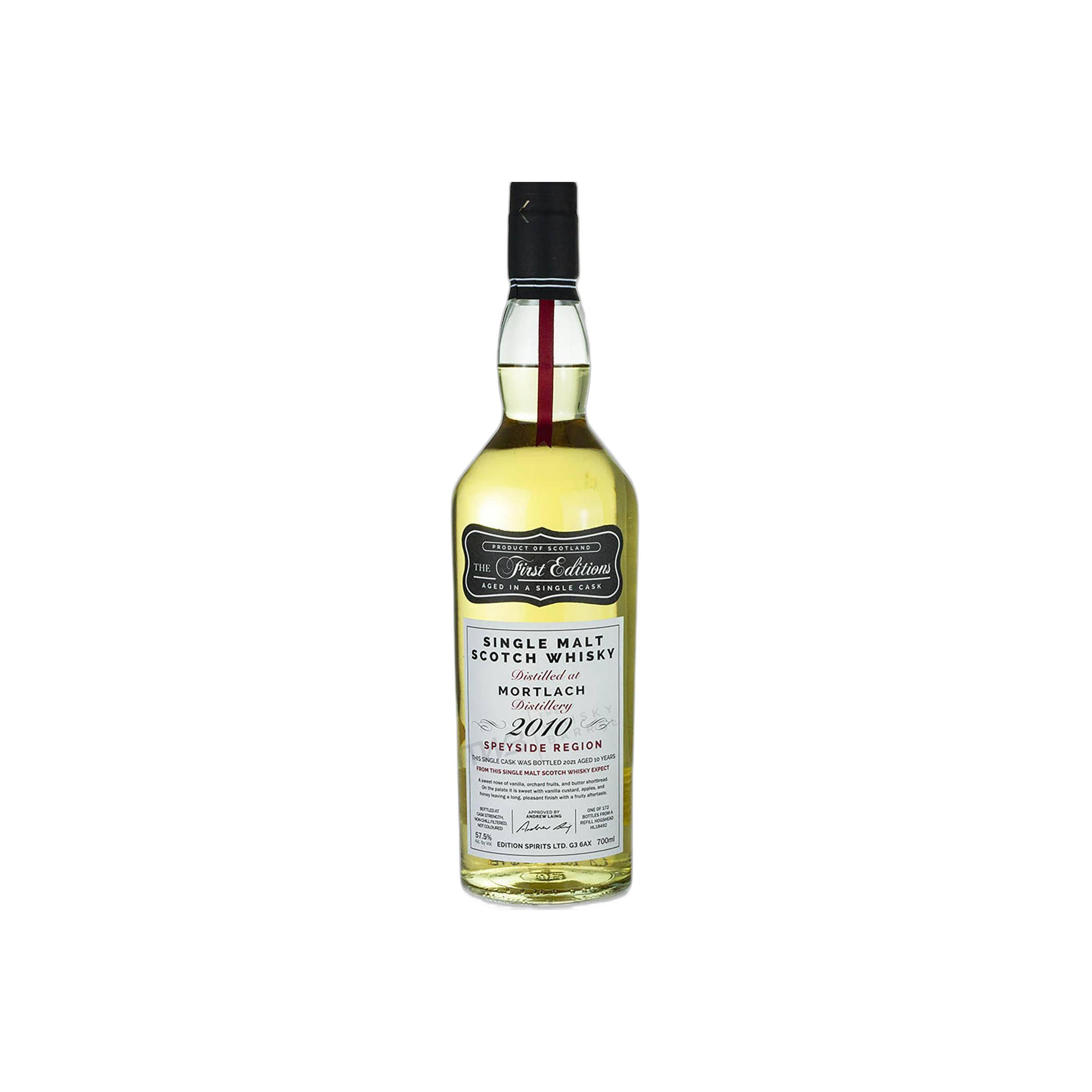 Mortlach The First Editions 2010 10 Years Single Malt Whisky