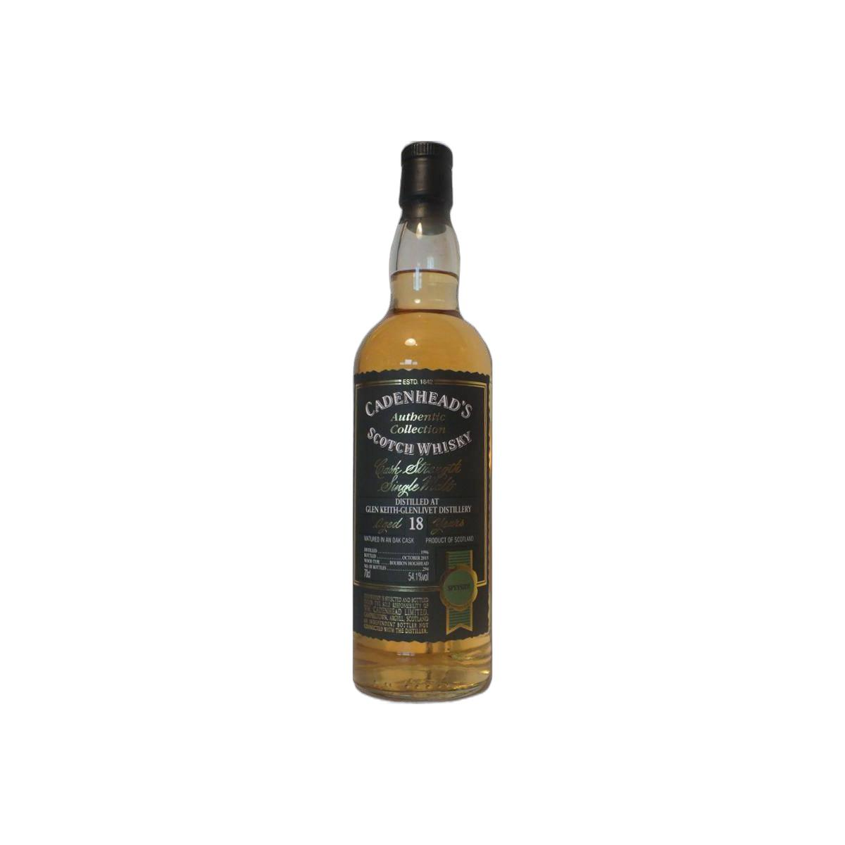 Glen Keith Authentic Collection 1996 18 Years Single Malt Whisky