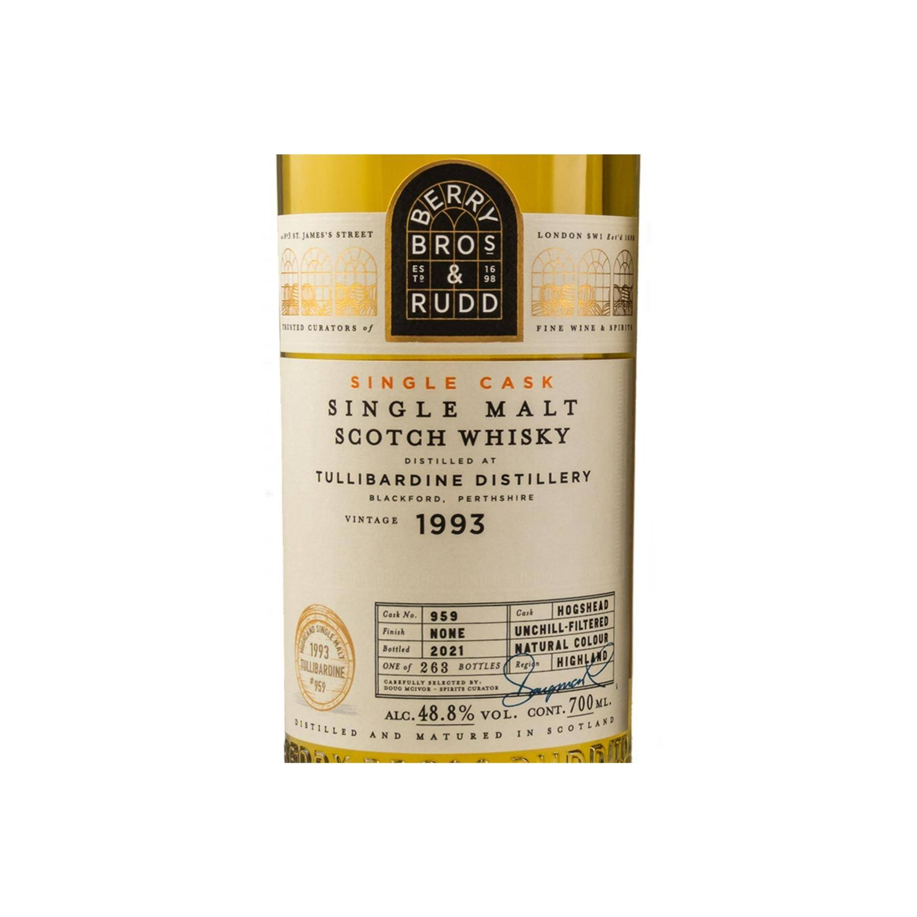 Tullibardine Single Cask 1993 28 Years Single Malt Whisky 2