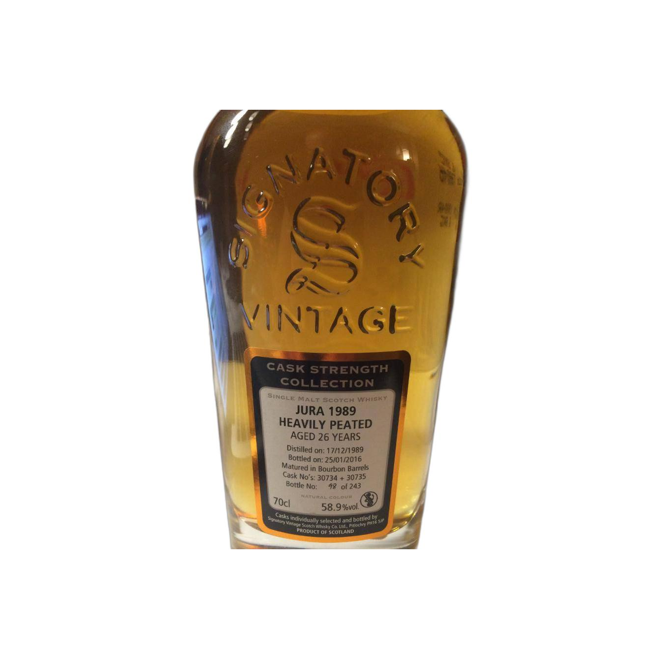 Jura Cask Strength Collection 1989 26 Years Single Malt Whisky 2
