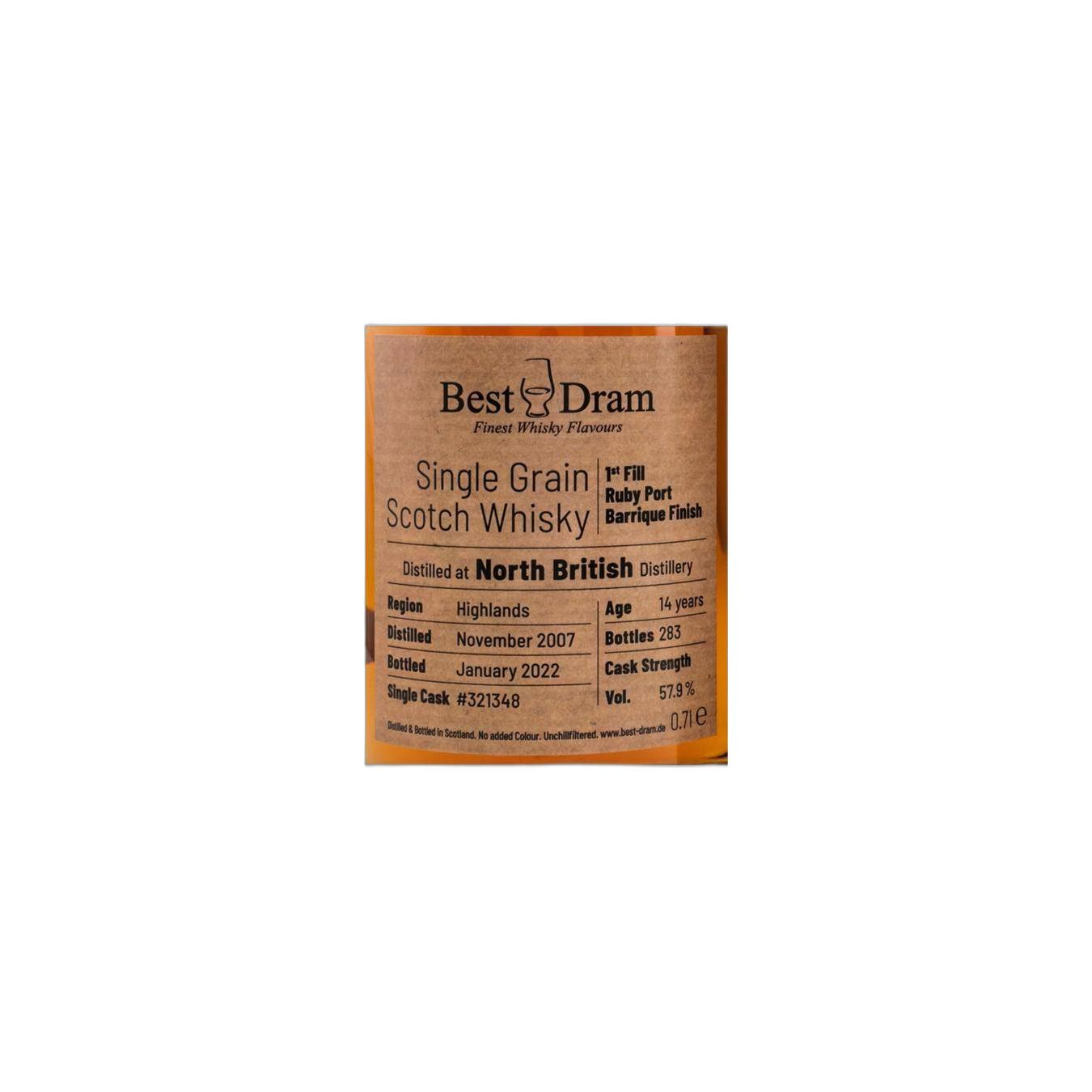 North British 2007 14 Years Single Grain Whisky 3