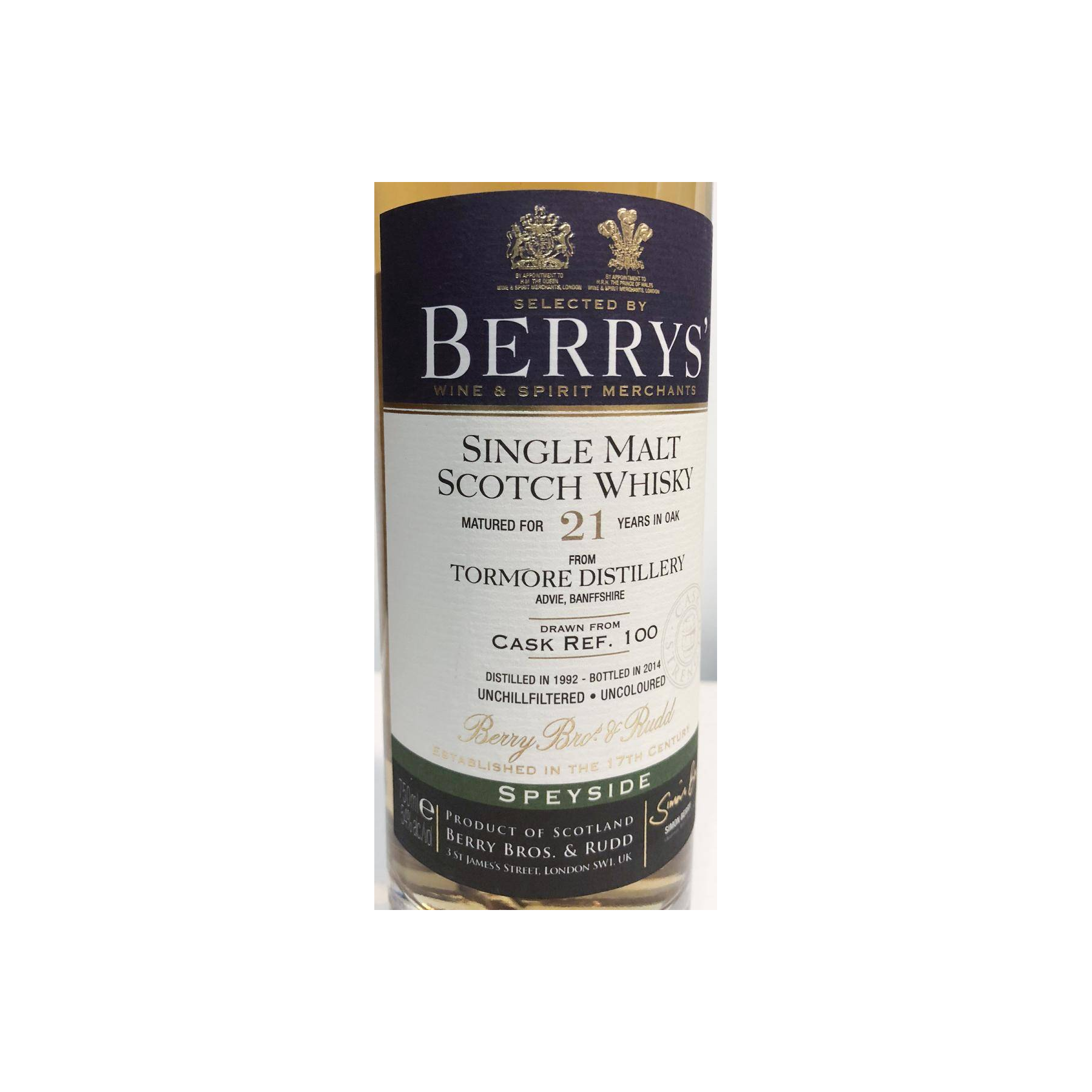 Tormore 1992 21 Years Single Malt Whisky 2
