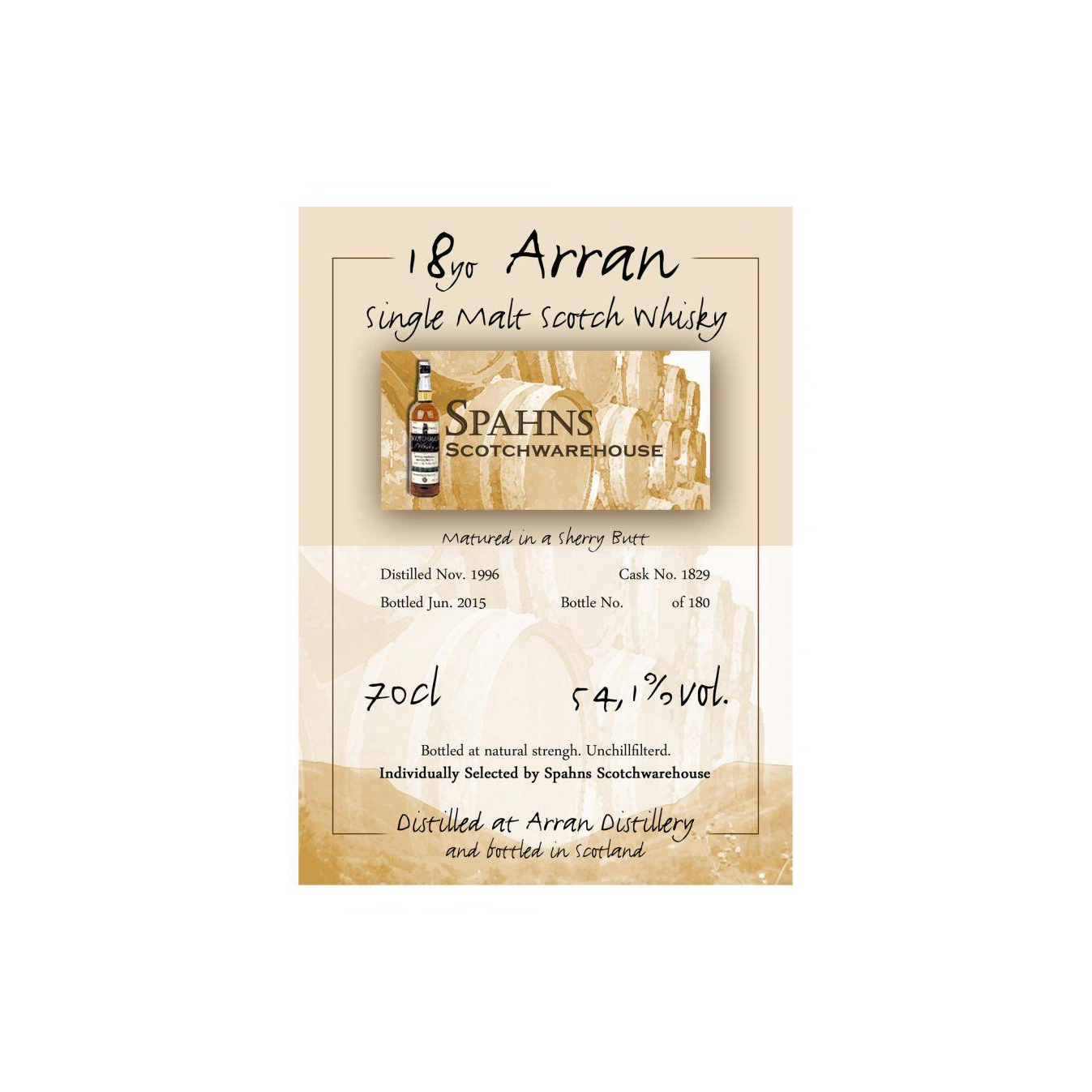 Arran 1996 18 Years Single Malt Whisky 2