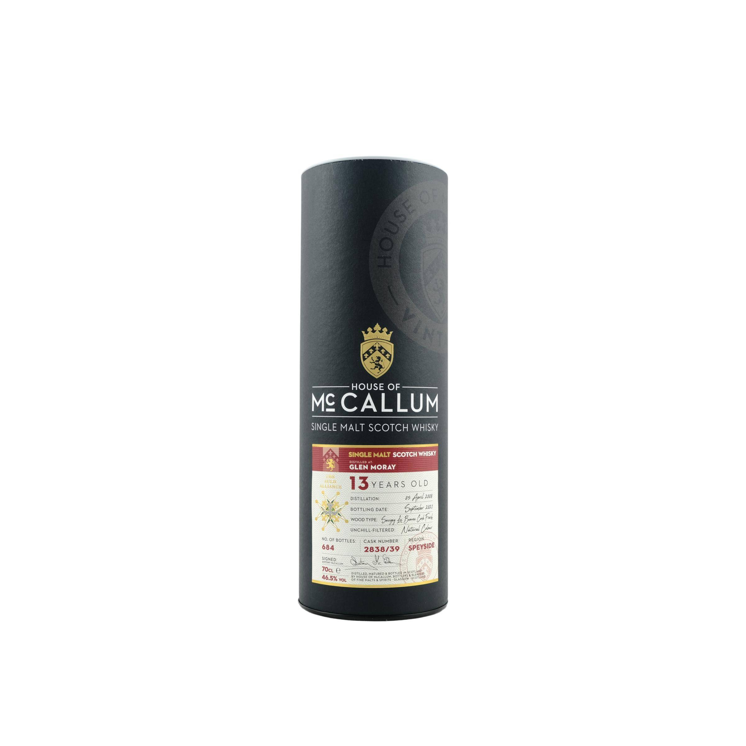 Glen Moray 2008 13 Years Single Malt Whisky 2