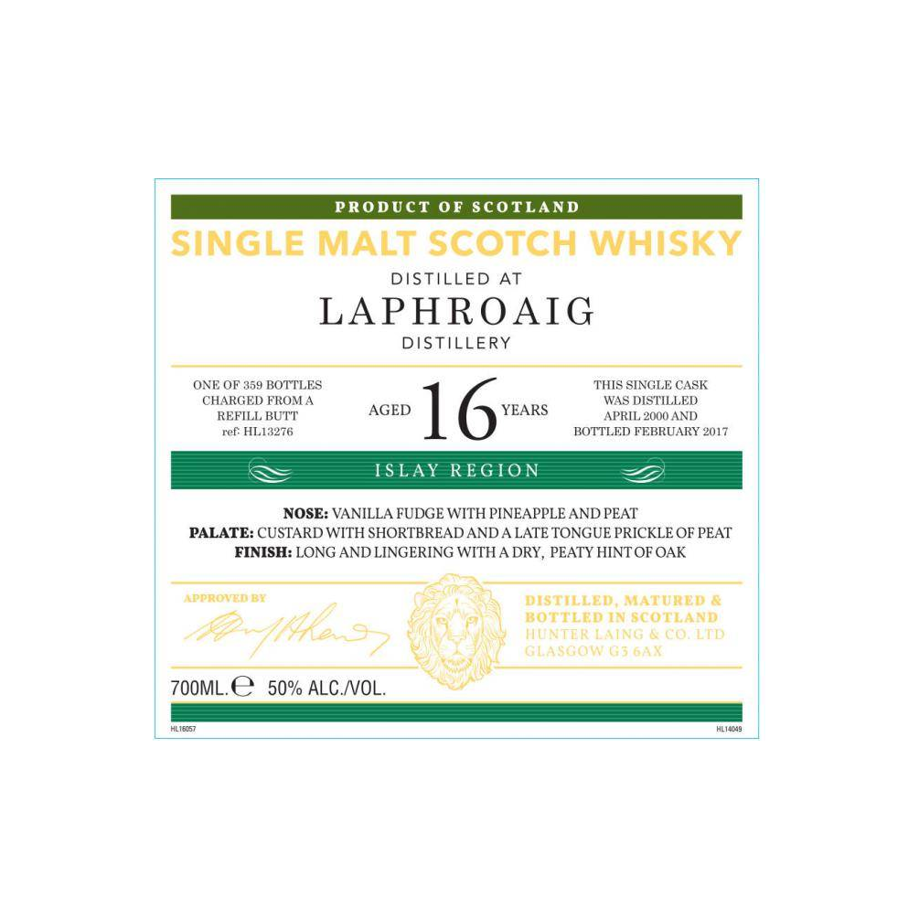 Laphroaig Old Malt Cask 2000 16 Years Single Malt Whisky 2
