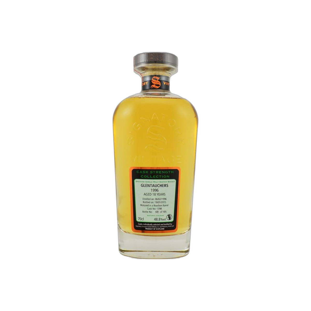 Glentauchers Cask Strength Collection 1996 18 Years Single Malt Whisky