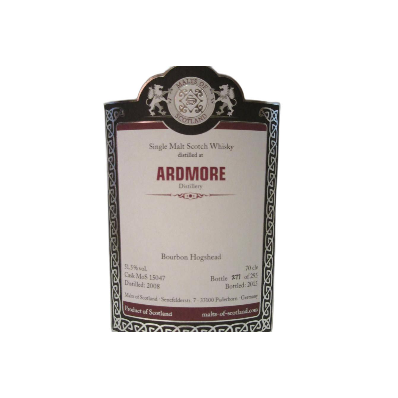 Ardmore 2008 7 Years Single Malt Whisky 2