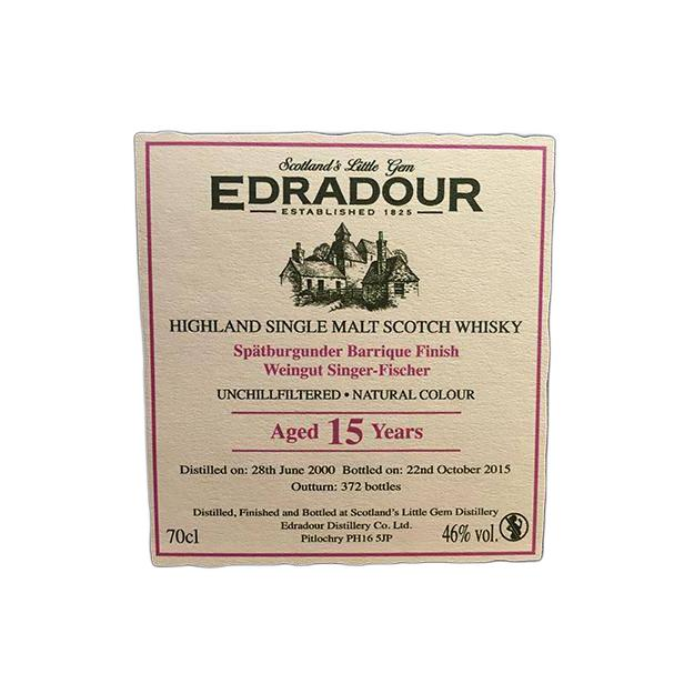 Edradour 2000 15 Years Single Malt Whisky 3