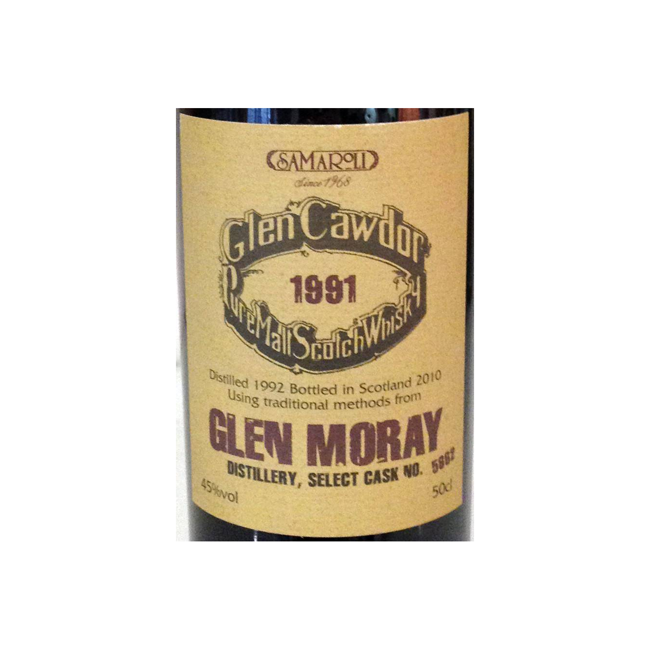 Glen Moray 1992 18 Years Single Malt Whisky 2