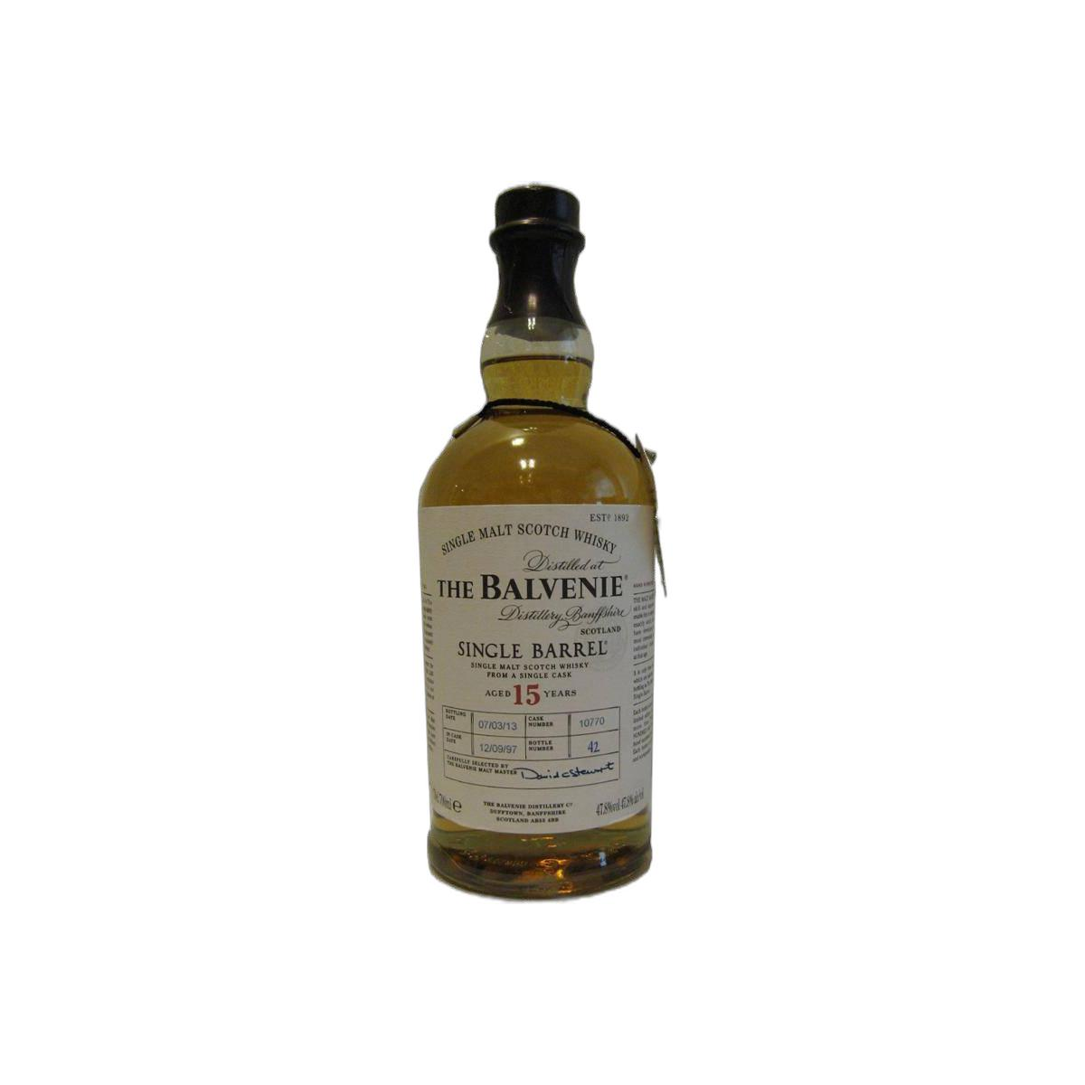 The Balvenie Single Cask 1997 15 Years Single Malt Whisky