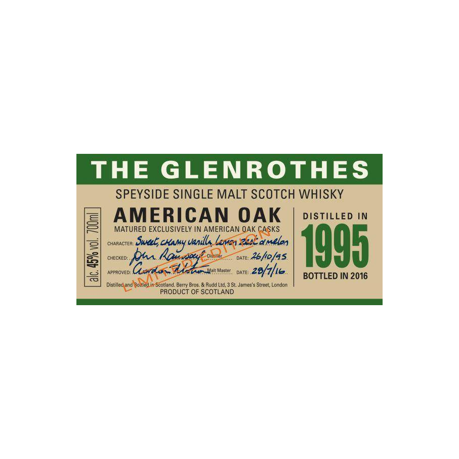 The Glenrothes 1995 20 Years Single Malt Whisky 2
