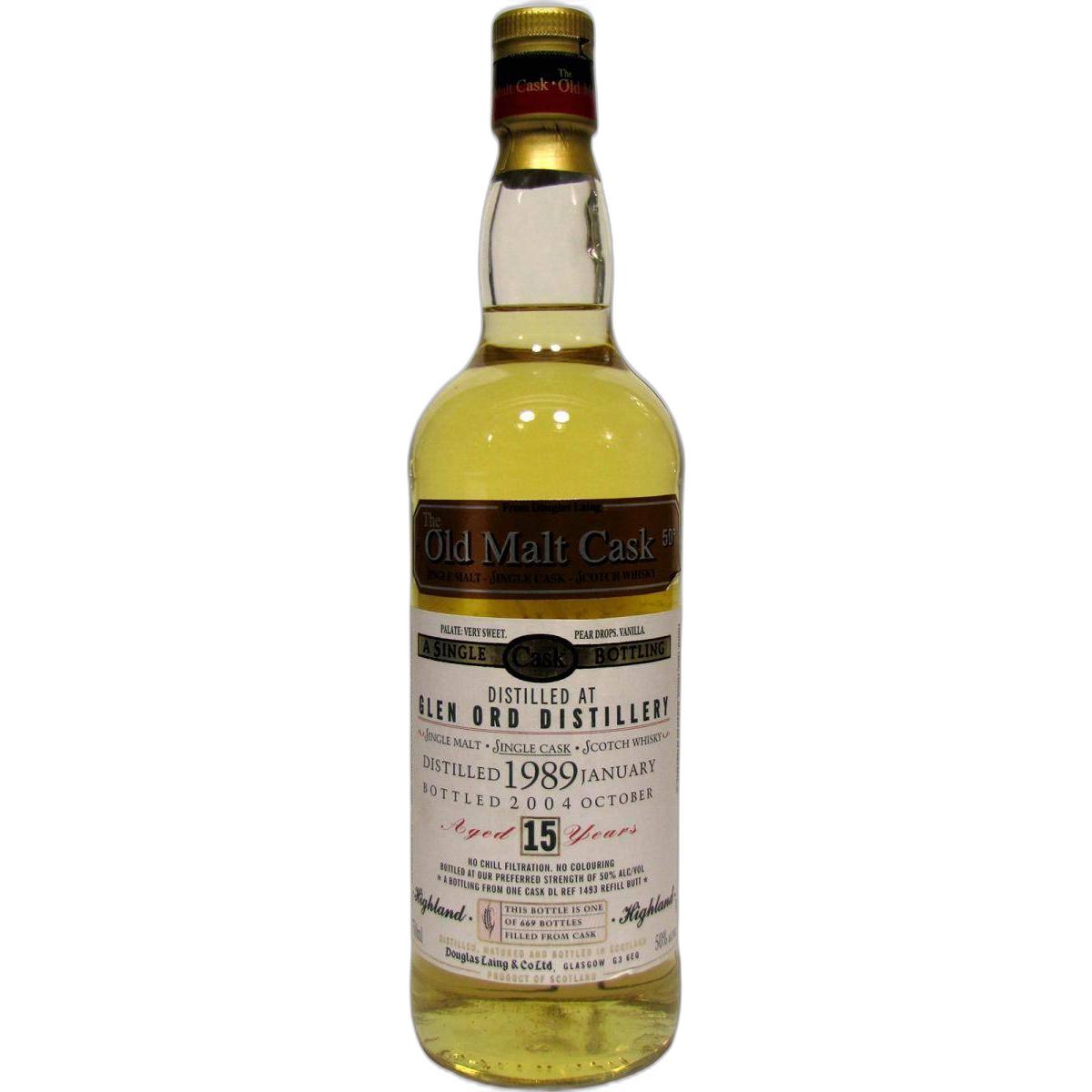Glen Ord Old Malt Cask 1989 15 Years Single Malt Whisky