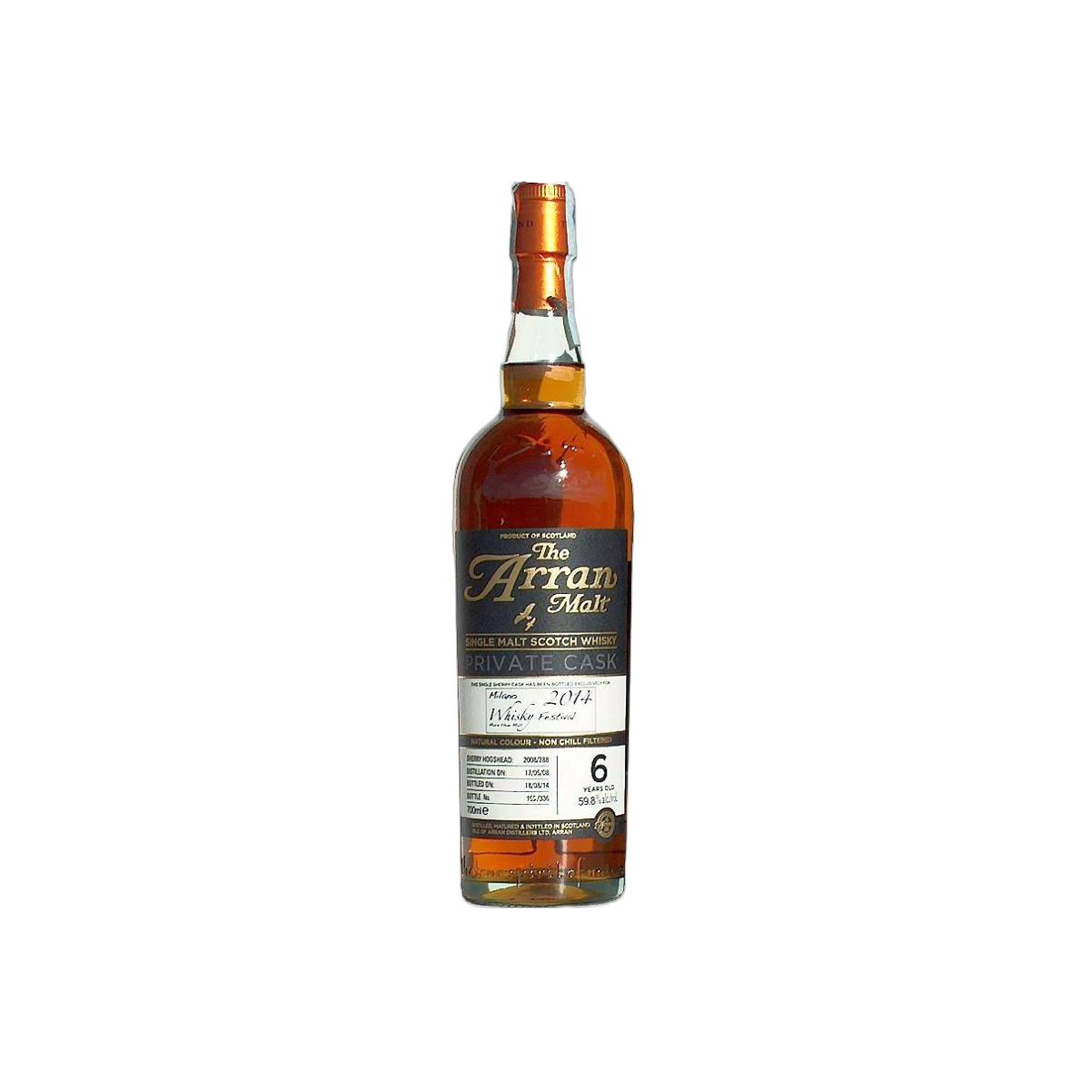 Arran Private Cask 2008 6 Years Single Malt Whisky