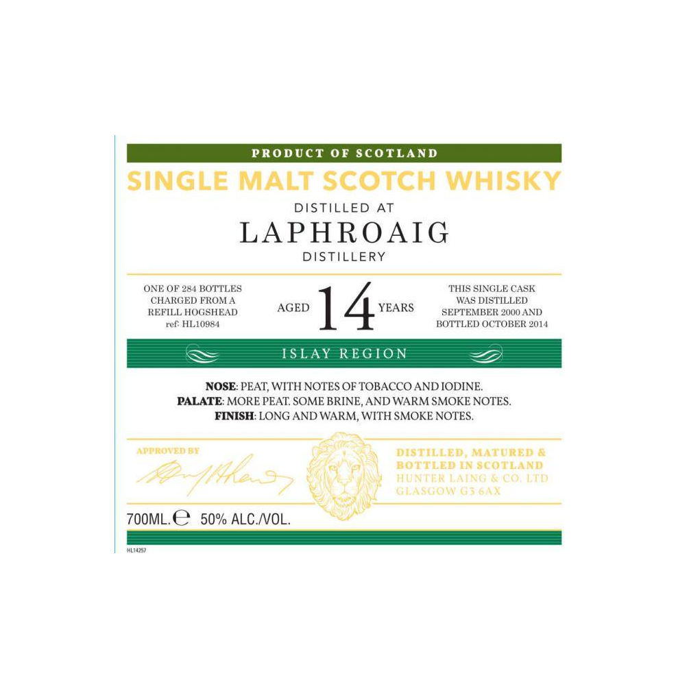 Laphroaig Old Malt Cask 2000 14 Years Single Malt Whisky