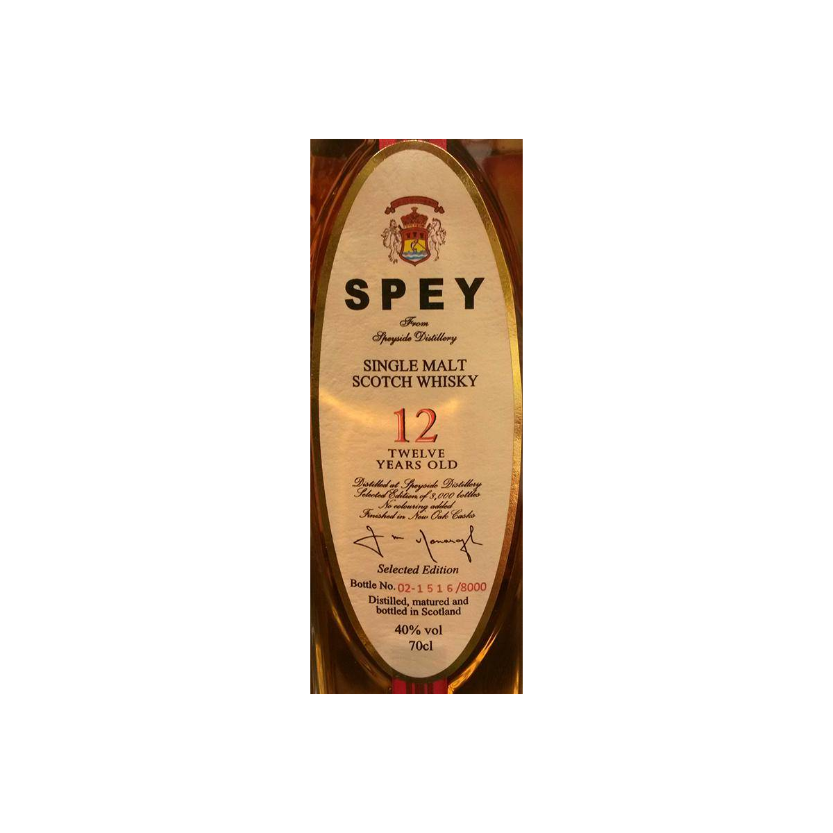 The Speyside 2002 12 Years Single Malt Whisky 2
