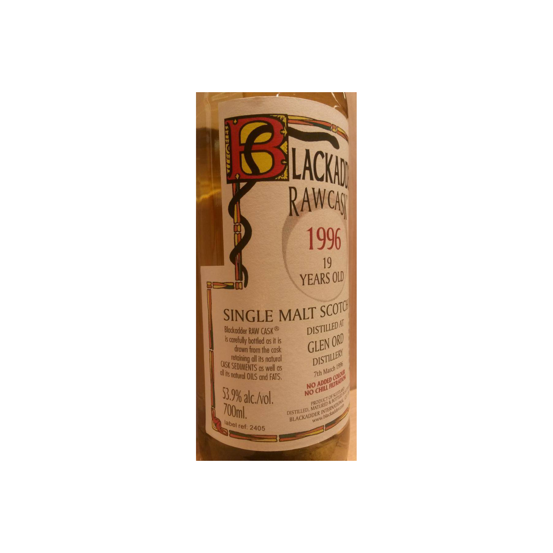 Glen Ord Raw Cask 1996 19 Years Single Malt Whisky 3