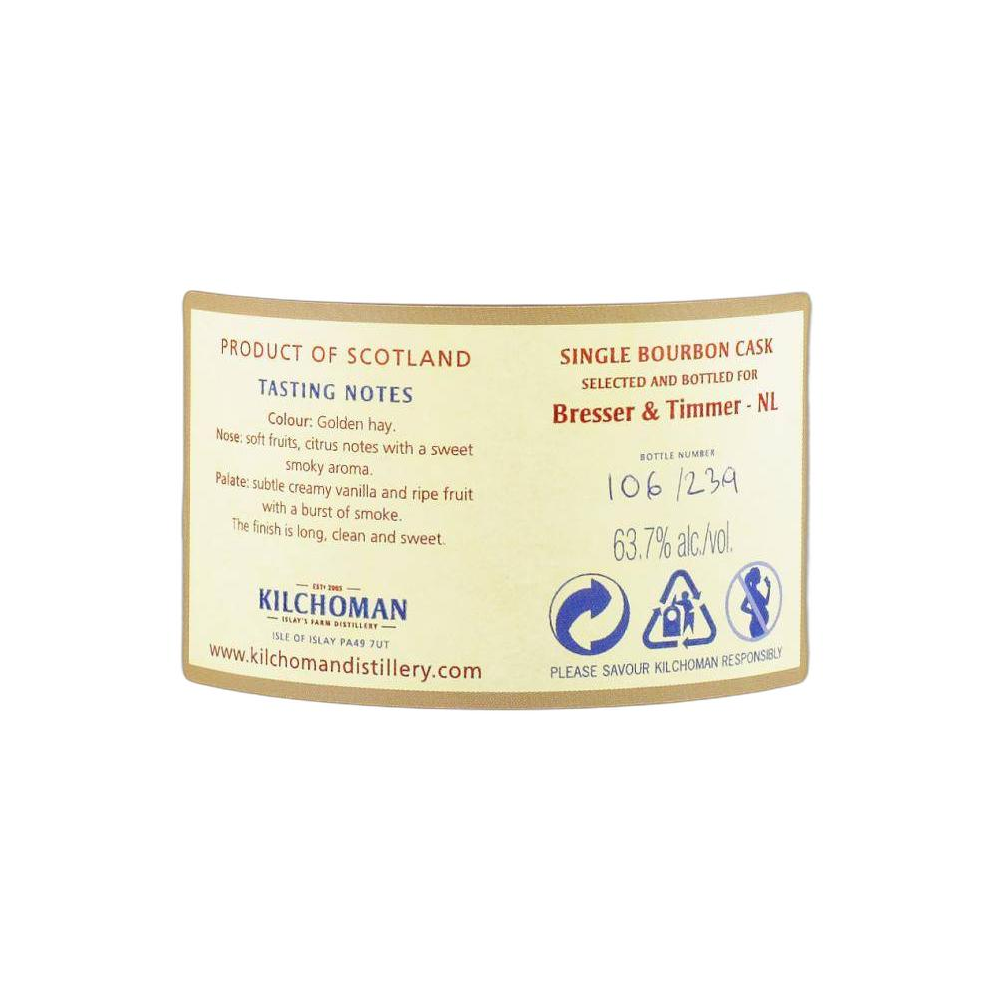 Kilchoman 2010 5 Years Single Malt Whisky 3