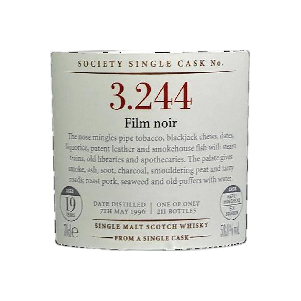 The Scotch Malt Whisky Society 1996 19 Years Single Malt Whisky 2