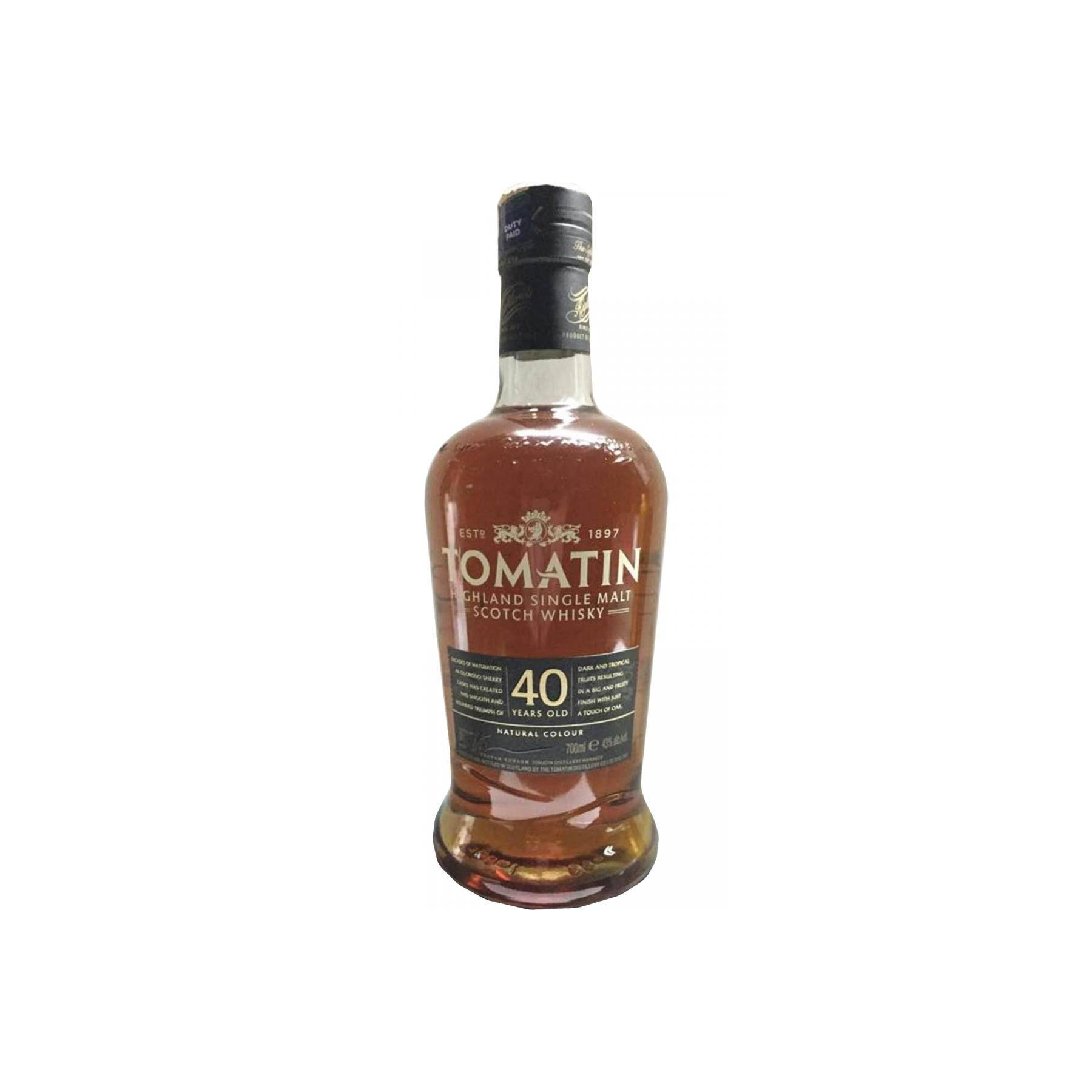 Tomatin 40 Years Single Malt Whisky