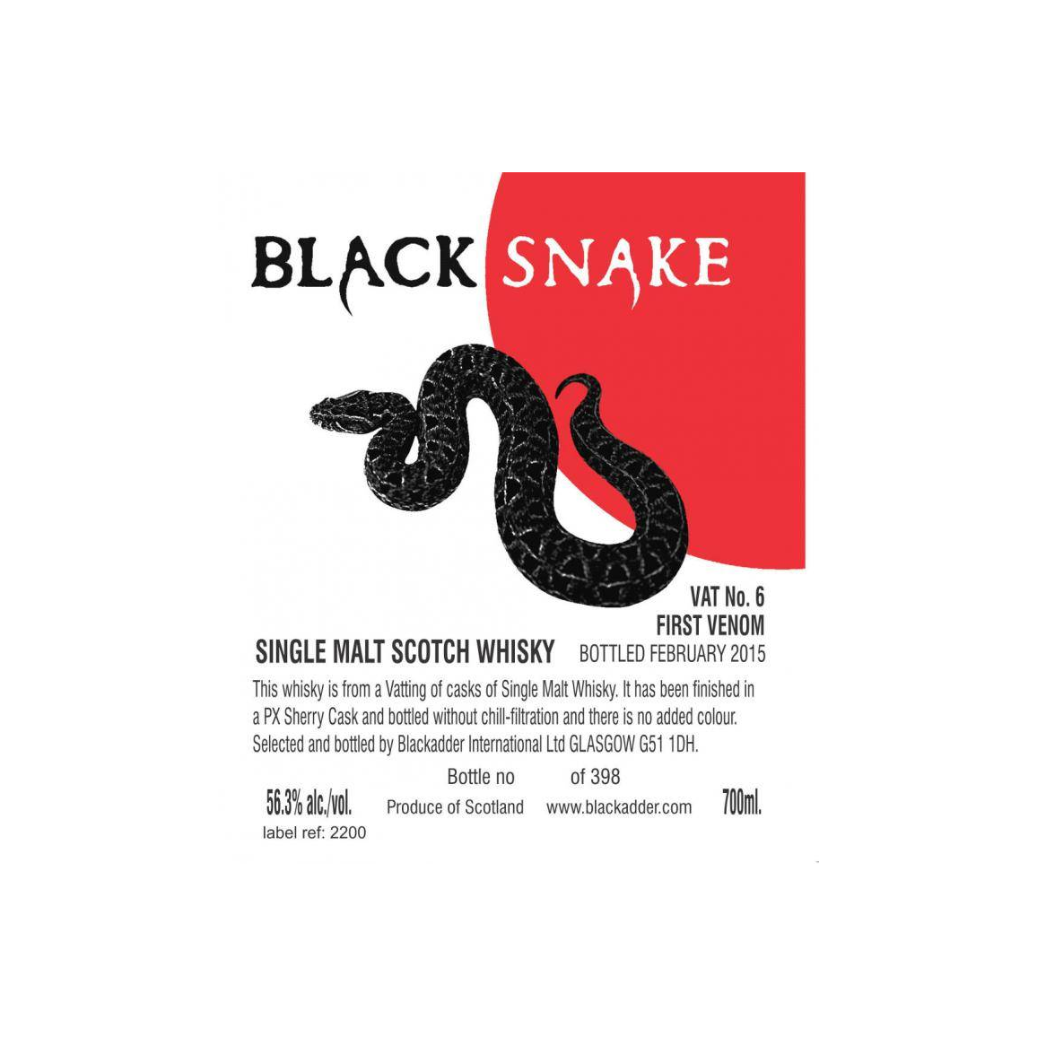 Blackadder Single Malt Whisky 2